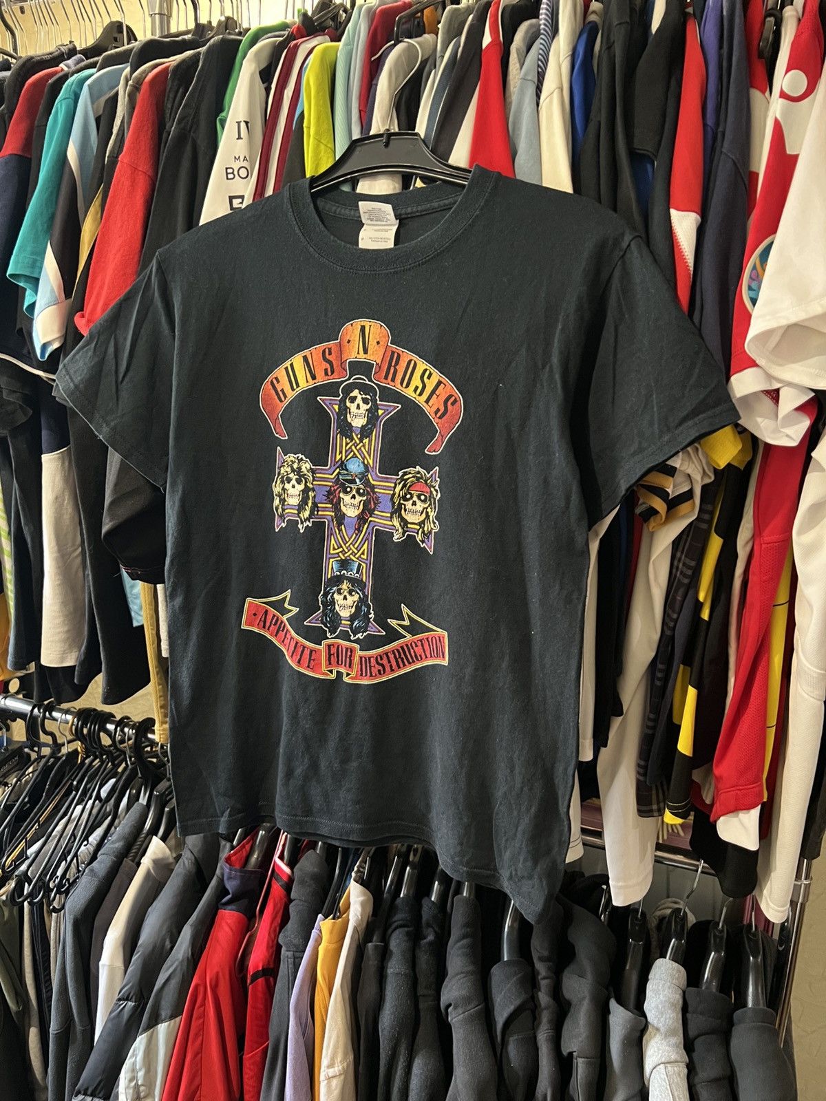 Other VINTAGE GUNS N ROSES APPETITE FOR DESTRUCTION AOP BAND ROCK Size US S / EU 44-46 / 1 - 1 Thumbnail