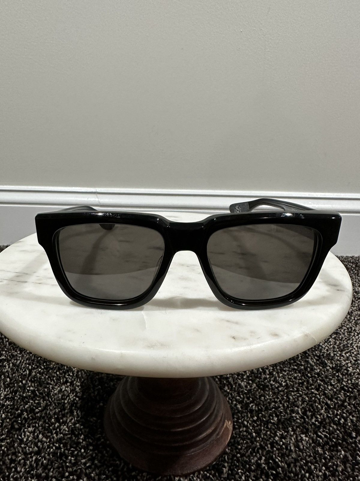 Chrome Hearts Chrome Hearts Box Officer Silver Dagger Black Sunglasses Size ONE SIZE - 2 Thumbnail