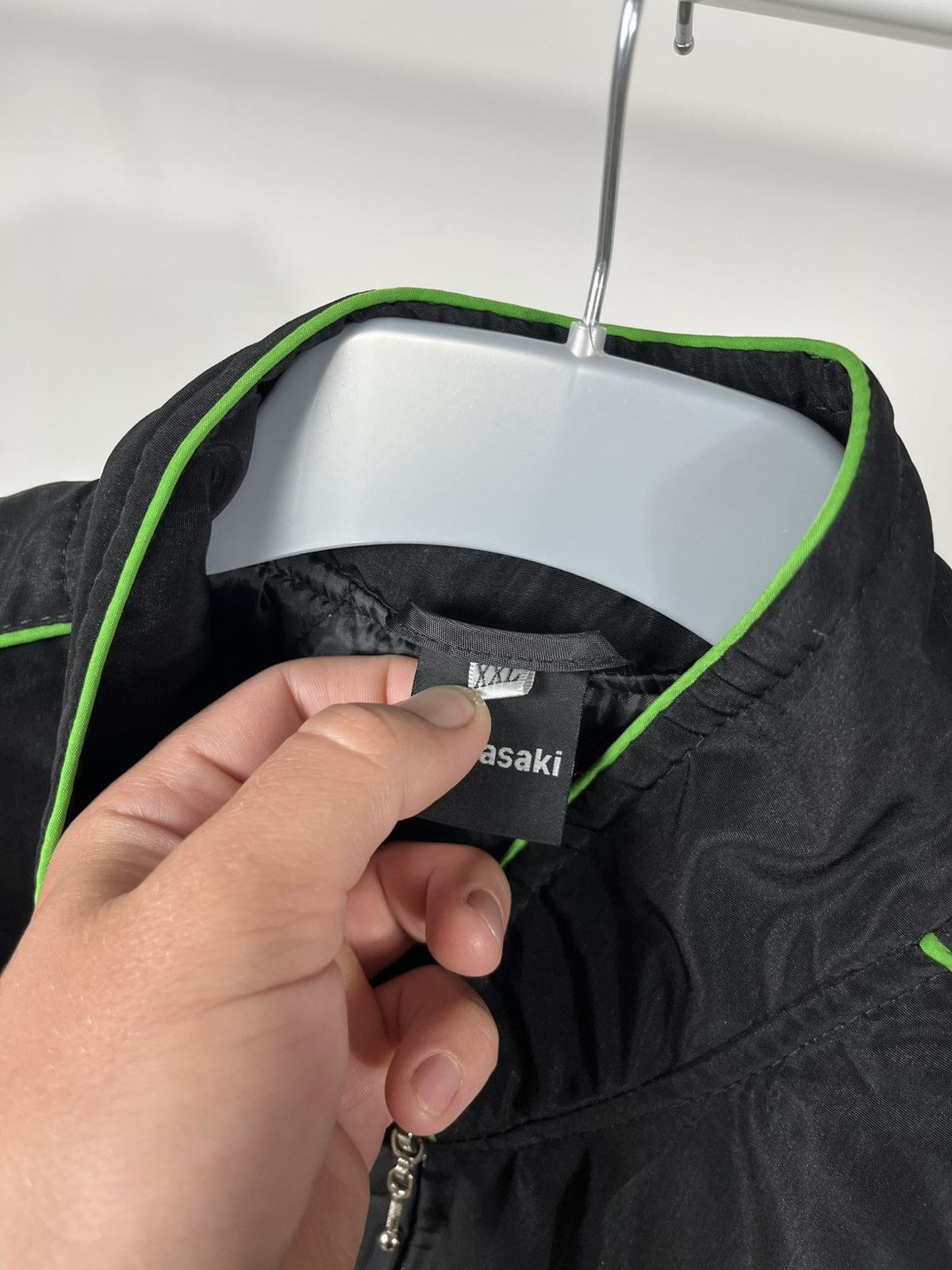Vintage Monster Energy Kawasaki Racing Bomber Jacket XXL Black Green Size US XXL / EU 58 / 5 - 7 Thumbnail