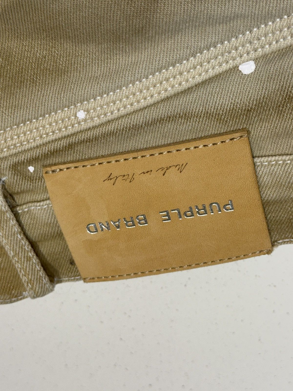 Purple Brand Purple Brand P001 Jeans – Sand & Indigo Colourblock – W32 Size US 32 / EU 48 - 6 Thumbnail