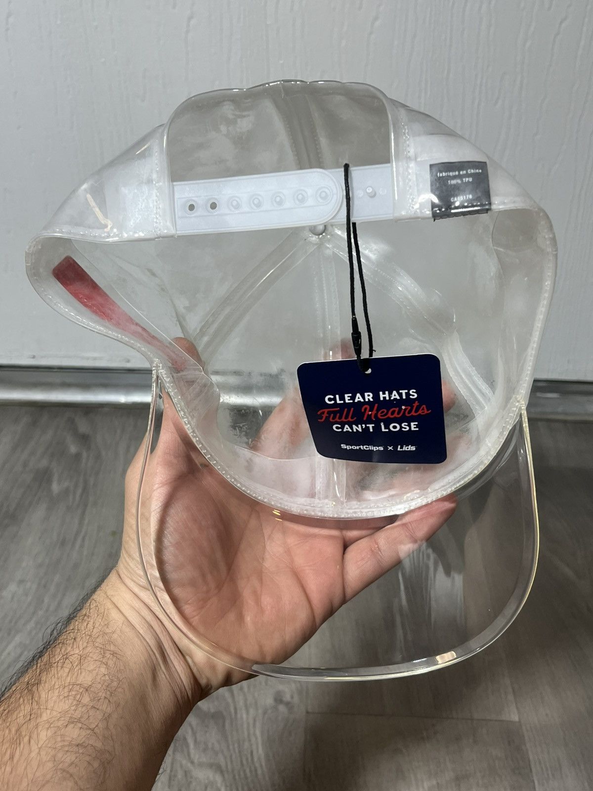 Lids Lids x Sports Clips Clear Hat SnapBack Rare Giveaway Item Size ONE SIZE - 5 Thumbnail
