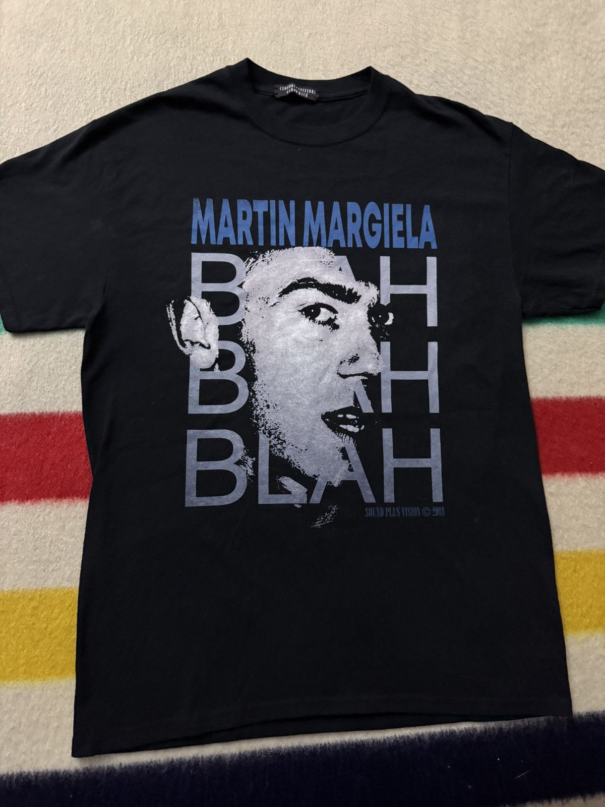 (SOUND)+(VISION) Martin Margiela Blah Sound Plus Vision Shirt Medium Iggypop Size US M / EU 48-50 / 2 - 4 Thumbnail