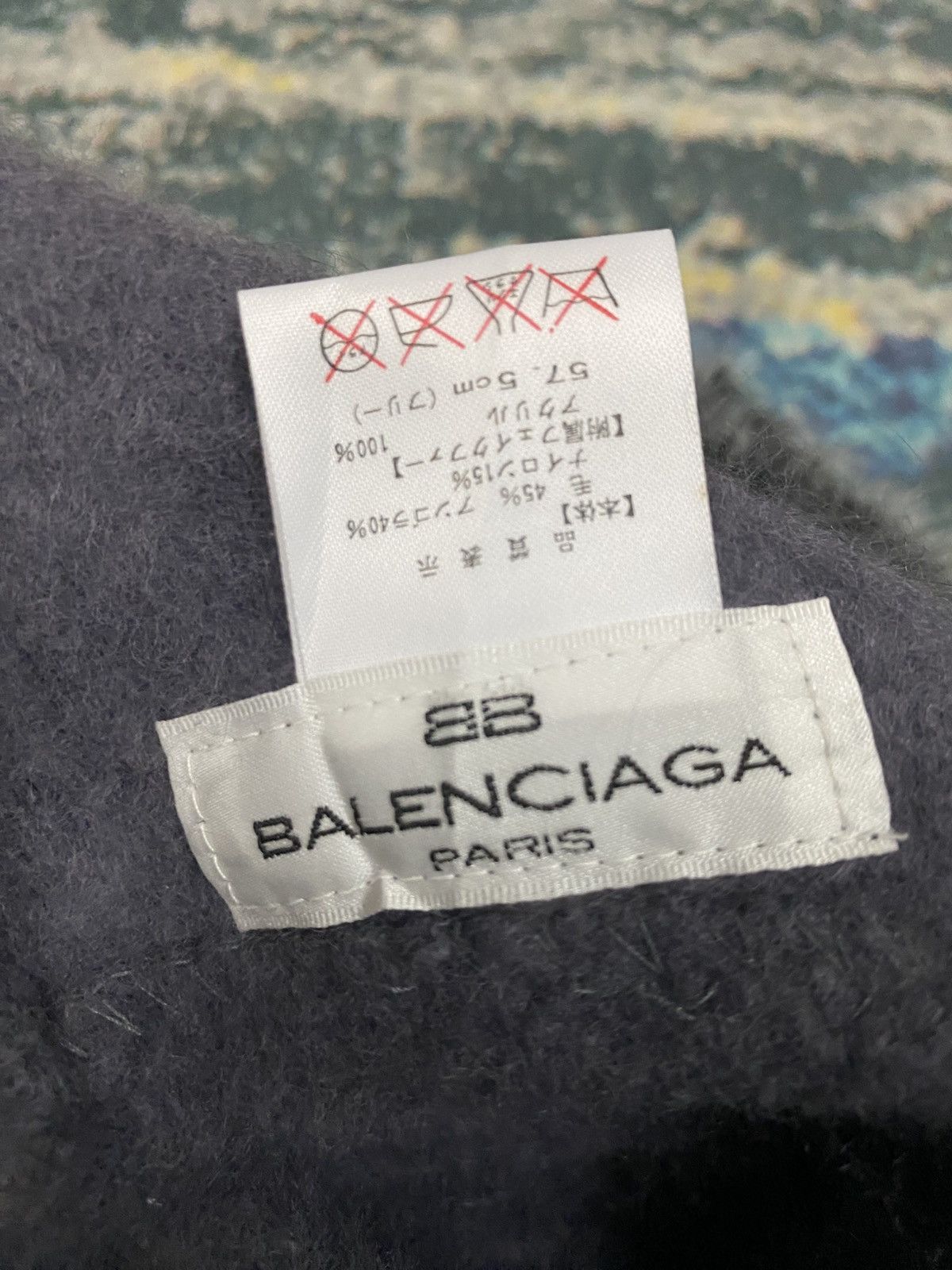 Balenciaga × Vintage Vintage Balenciaga Angora Hat Size ONE SIZE - 3 Thumbnail