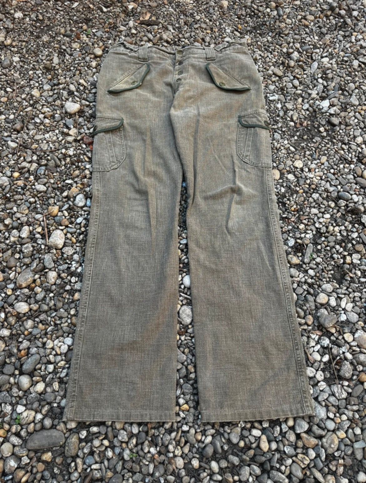 Dolce & Gabbana × Vintage AW2004 Dolce & Gabbana Grey Army Cargo Pants Size US 32 / EU 48 - 1 Thumbnail