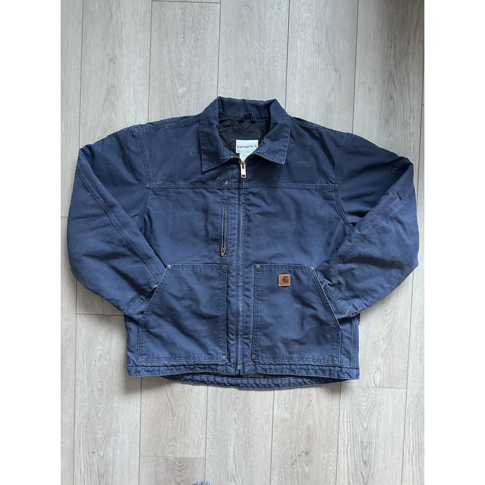 Carhartt Vintage Carhartt quilted line jacket navy blue size L men’s Size US L / EU 52-54 / 3 - 1 Thumbnail