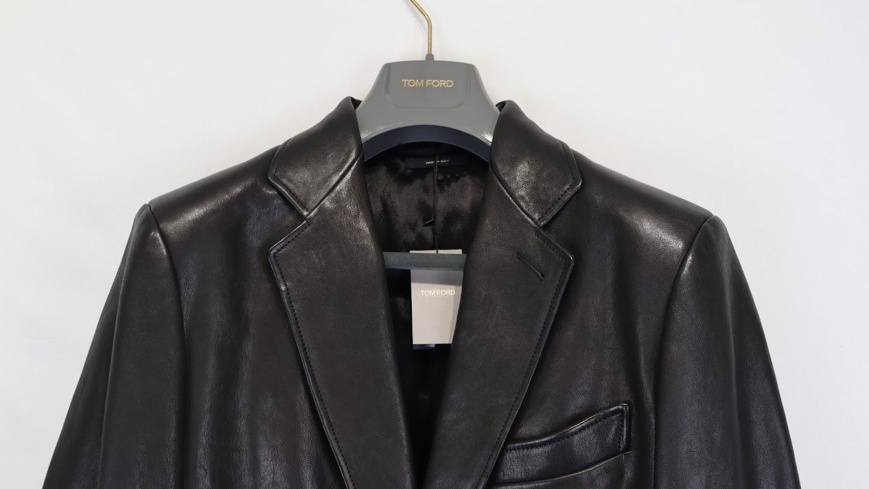 Tom Ford o1rshd1 Leather Jacket in Black Size US M / EU 48-50 / 2 - 2 Thumbnail