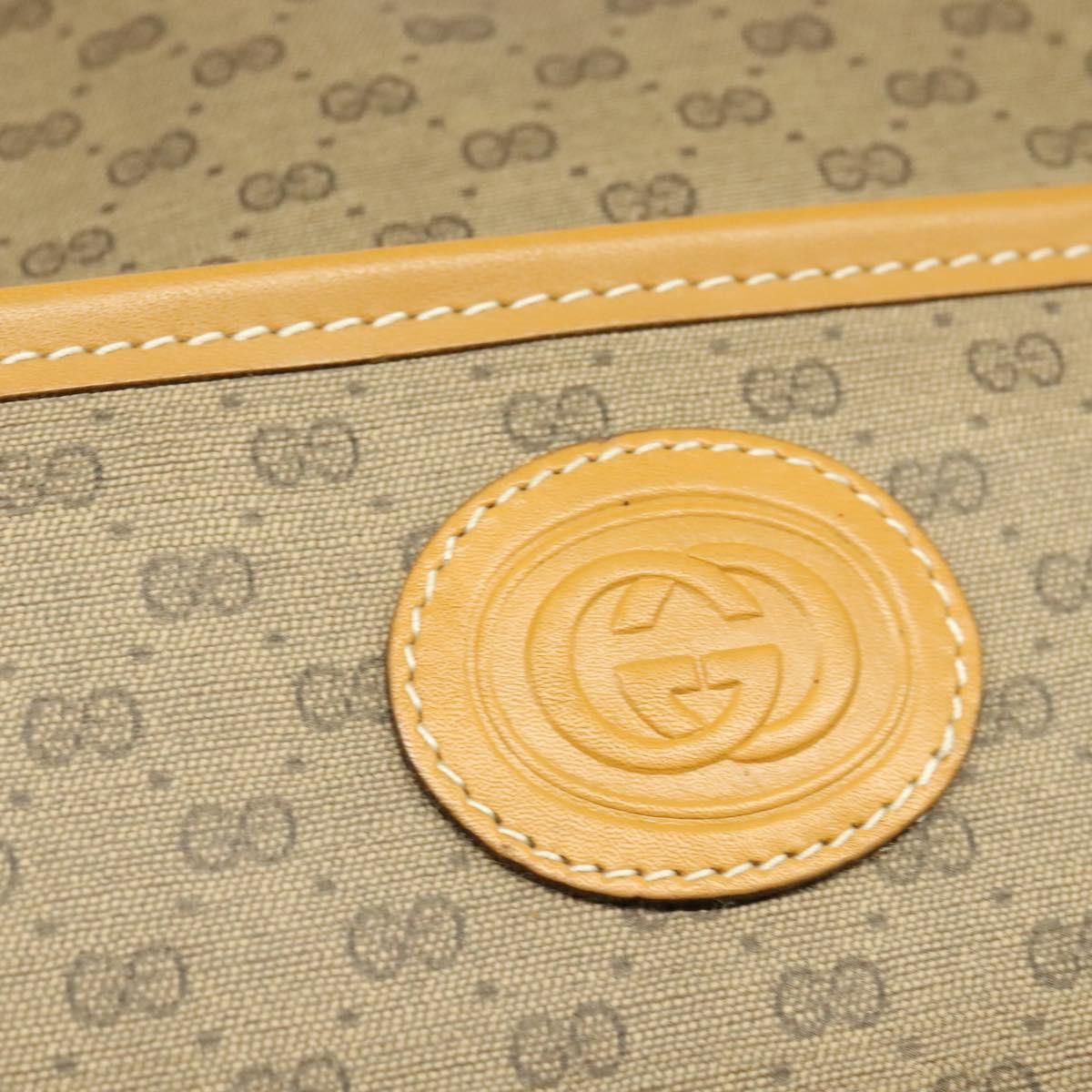 Gucci GUCCI Micro GG Supreme Shoulder Bag Pvc Beige Gold 004 89 Size ONE SIZE - 14 Thumbnail