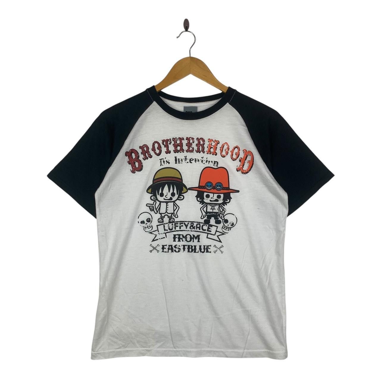 One Piece ONE PIECE ANIME Brotherhood Luffy & Ace Pirates Tee Shirt Size L / US 10 / IT 46 - 1 Thumbnail