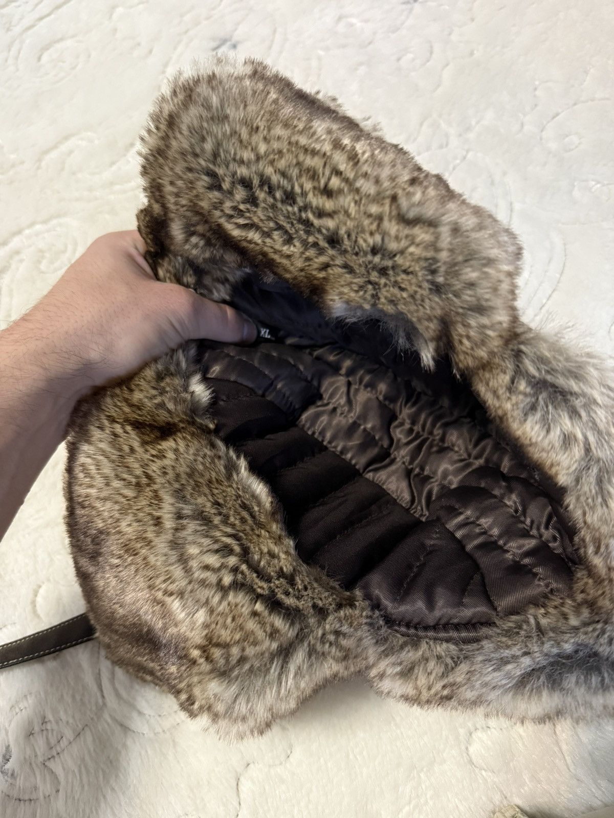 Other Vintage Streetwear Unisex Faux Fur Leather Fashion Ushanka Size 34 - 5 Thumbnail