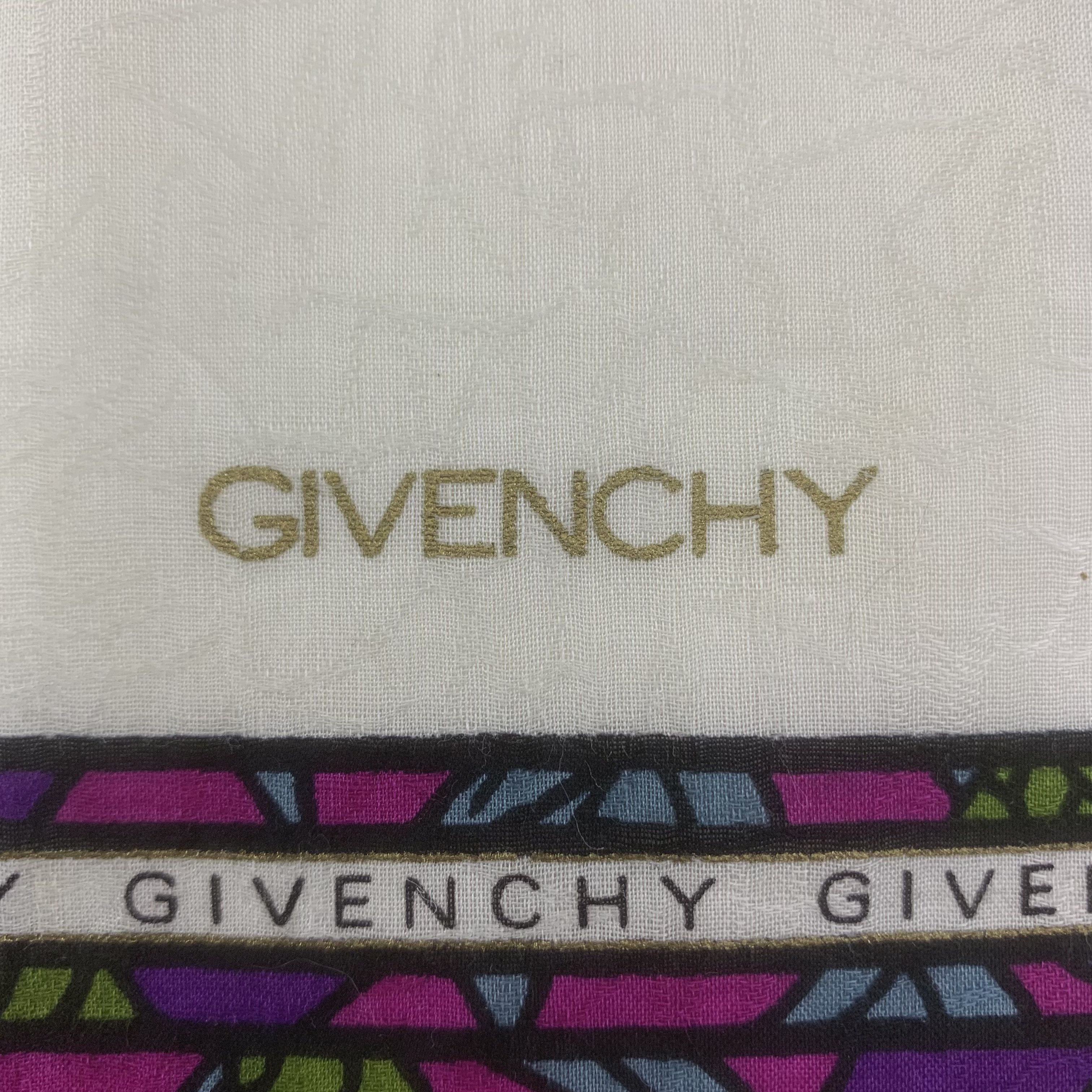 Givenchy Givenchy Handkerchief Bandana Neckerchief TB3418 Size ONE SIZE - 4 Thumbnail