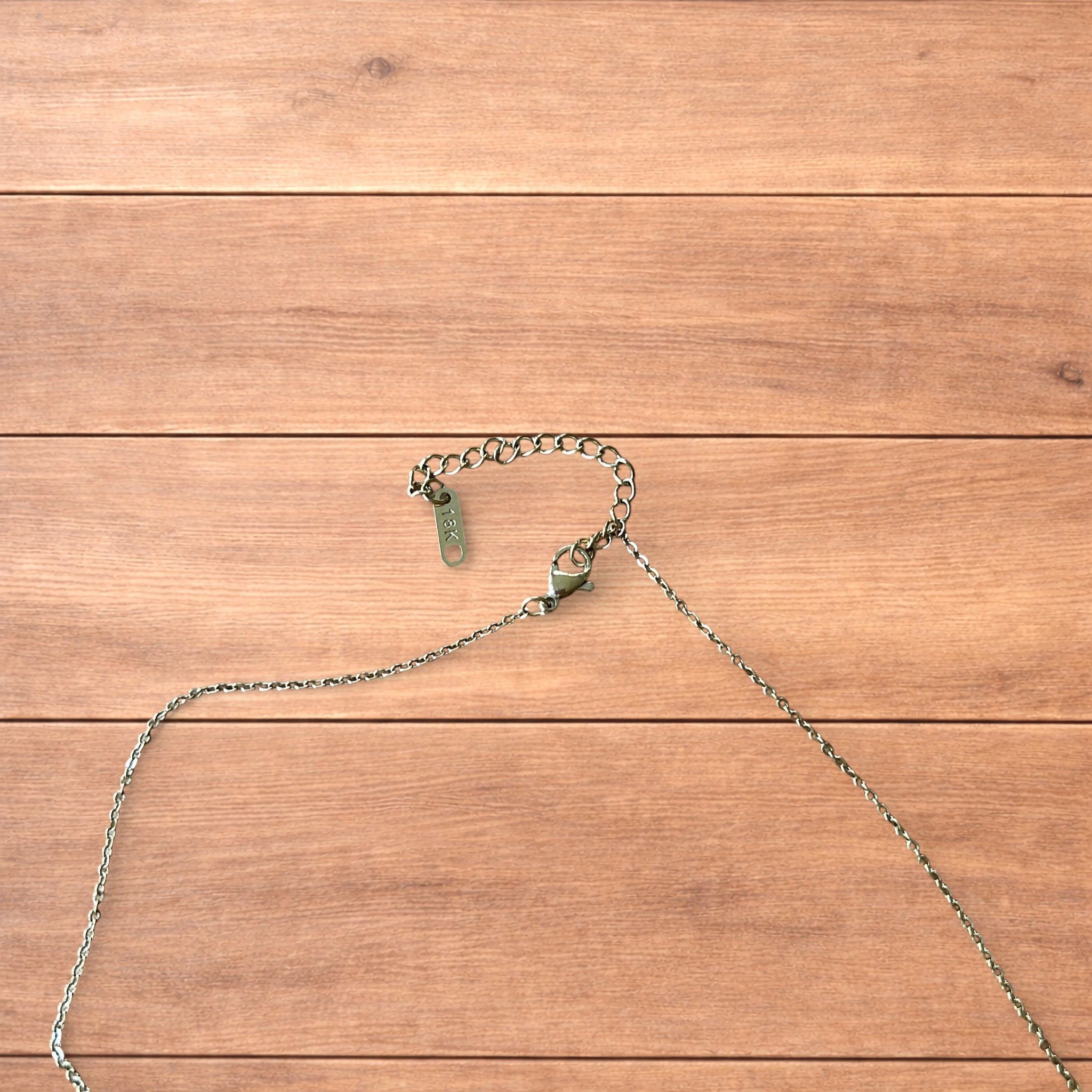 Japanese Brand Gold stainless pendant necklace of the lovers couple tarot . Size ONE SIZE - 6 Thumbnail