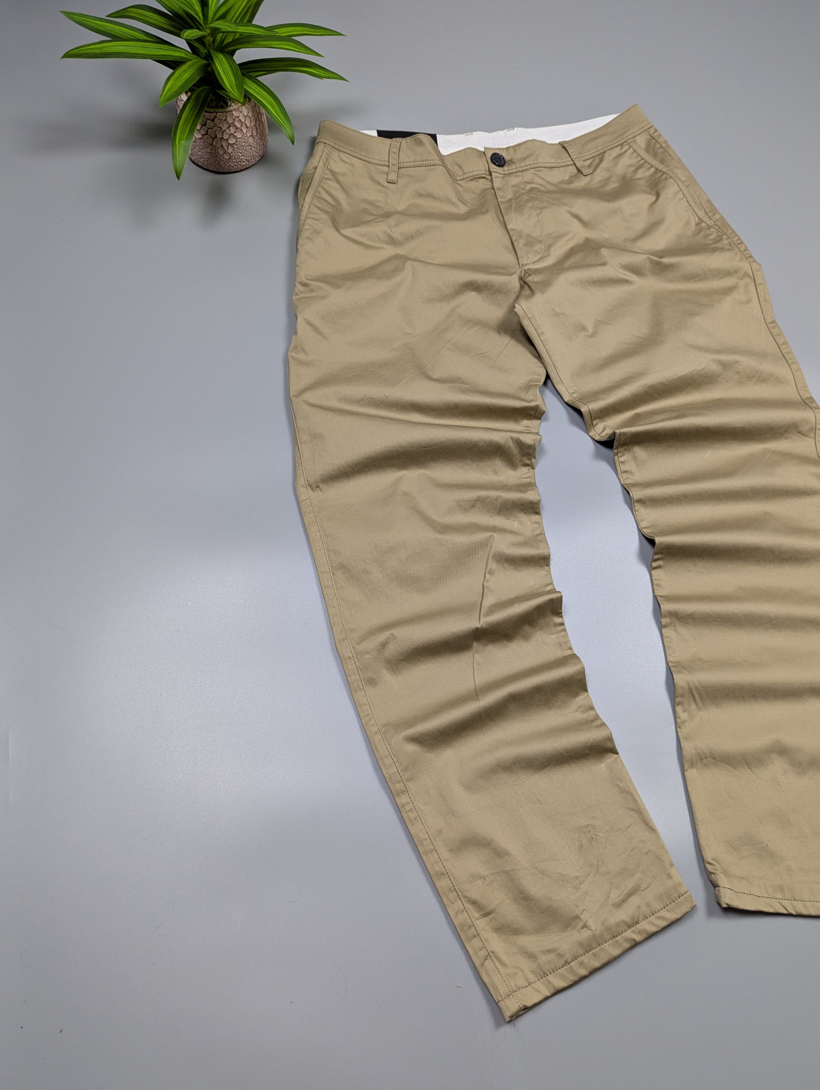 Armani Exchange New Armani Exchange Men's Slim Fit Chinos Beige Pants Size US 34 / EU 50 - 5 Thumbnail