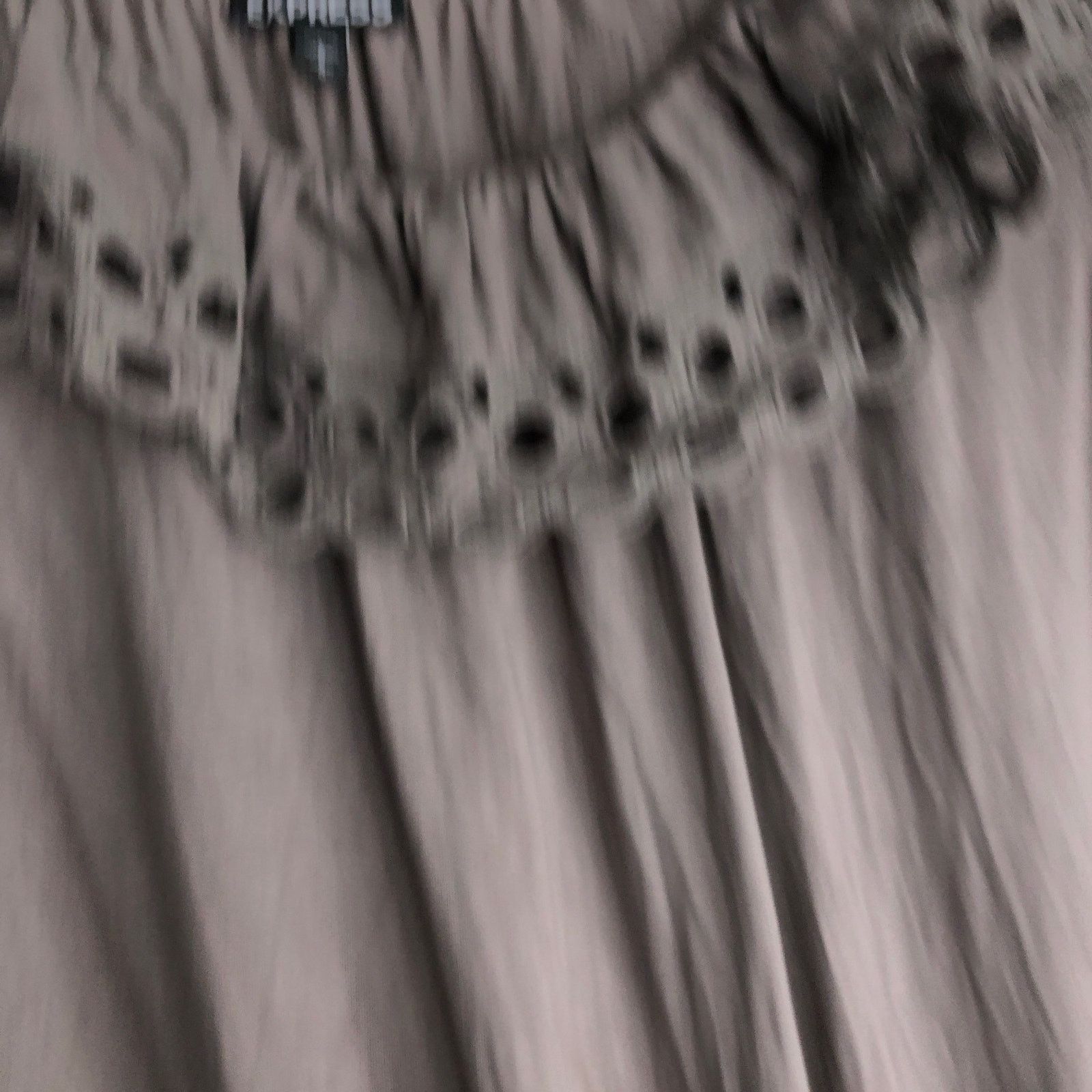 Express Gray eyelet trim tunic dress with drawstring by Express Size L / US 10 / IT 46 - 4 Thumbnail