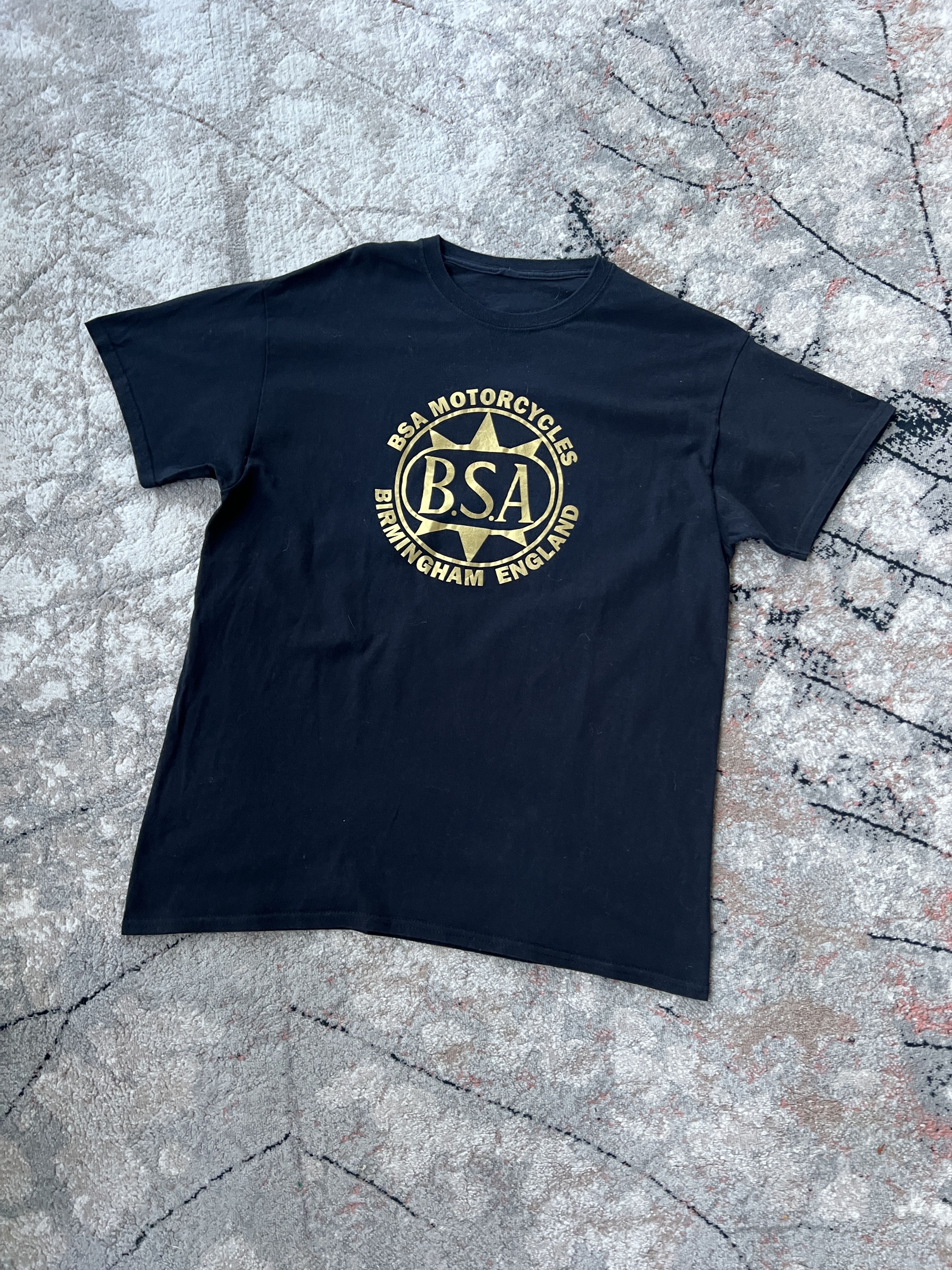 Vintage BSA Motorcycles Birmingham England Tee Size US L / EU 52-54 / 3 - 1 Thumbnail