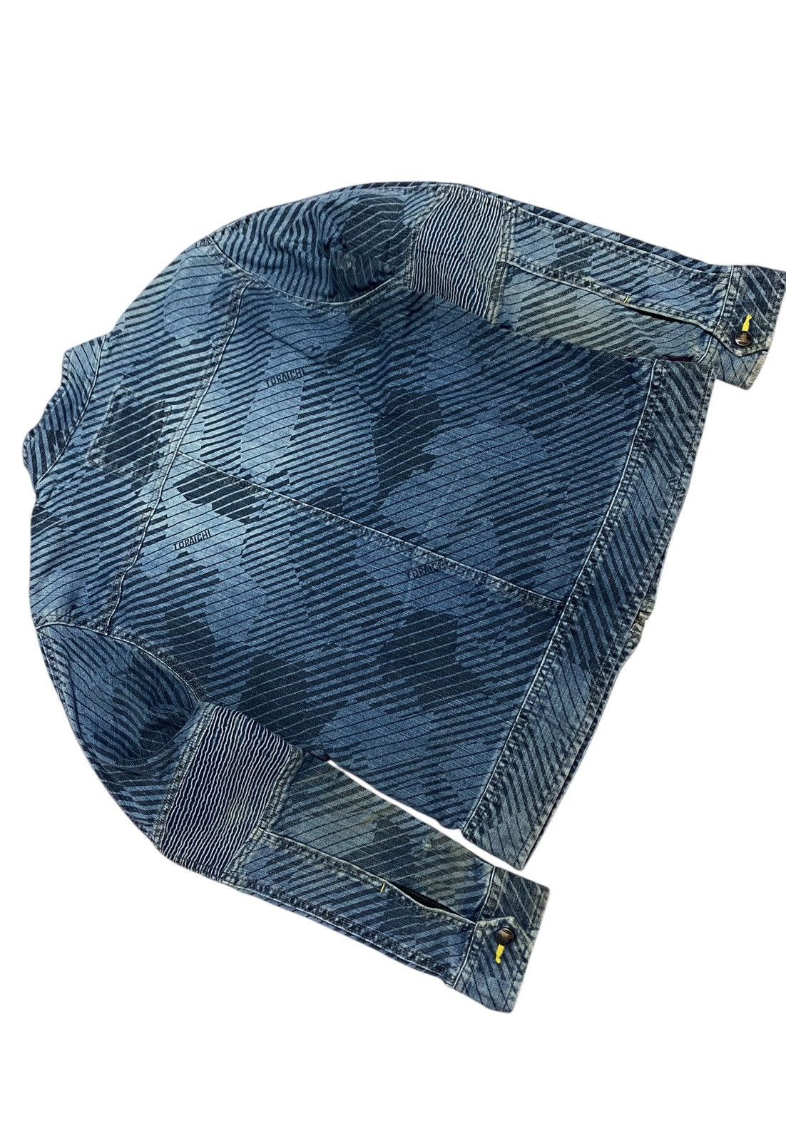 If Six Was Nine × Japanese Brand × Le Grande Bleu (L.G.B.) Y2k Tora by Toraichi biker denim jacket Size US M / EU 48-50 / 2 - 12 Thumbnail