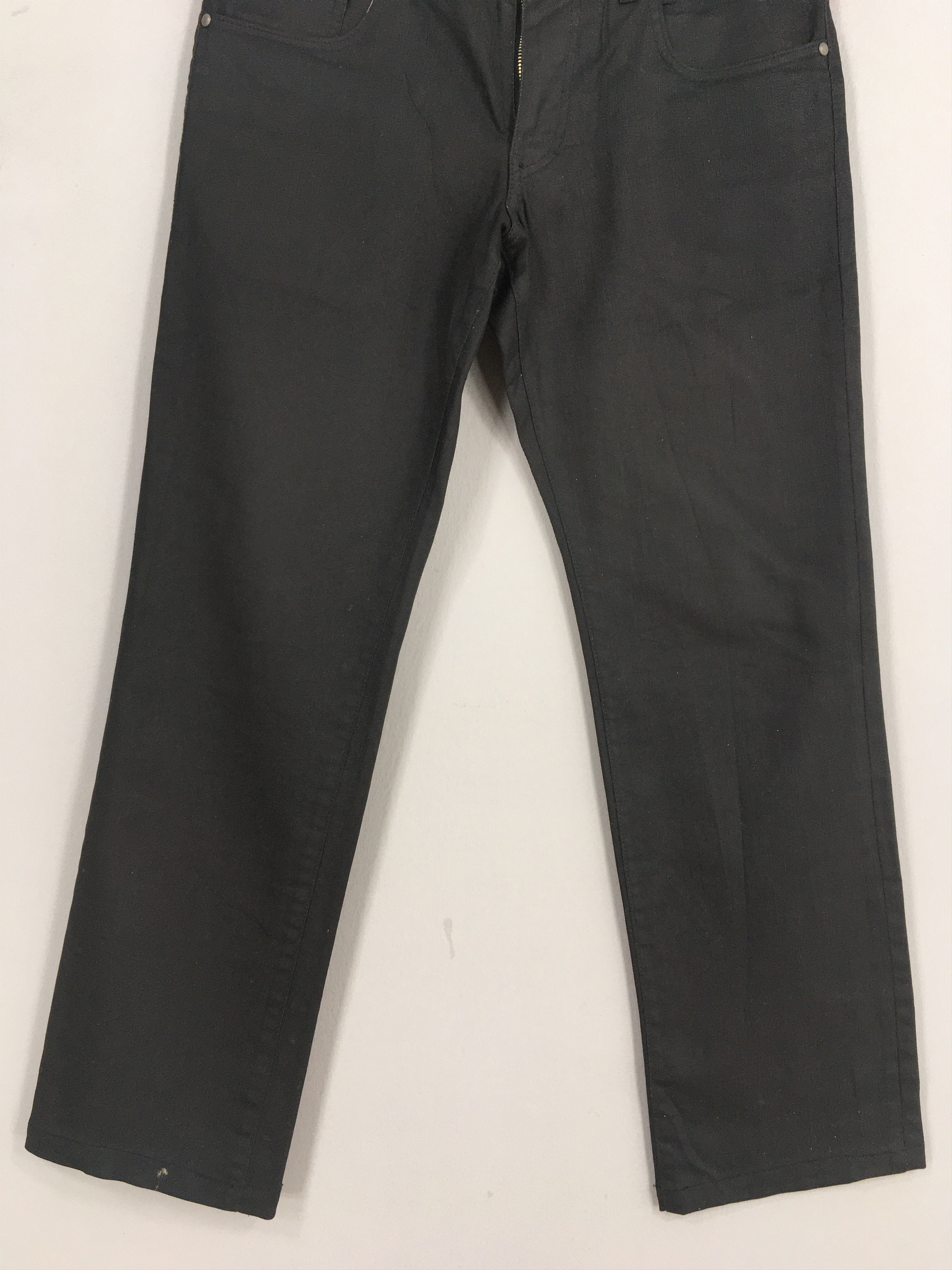 Comme des Garcons Size 30x28 Comme Ca Ism Black Denim Japanese Wax Pants S474 Size US 30 / EU 46 - 3 Thumbnail