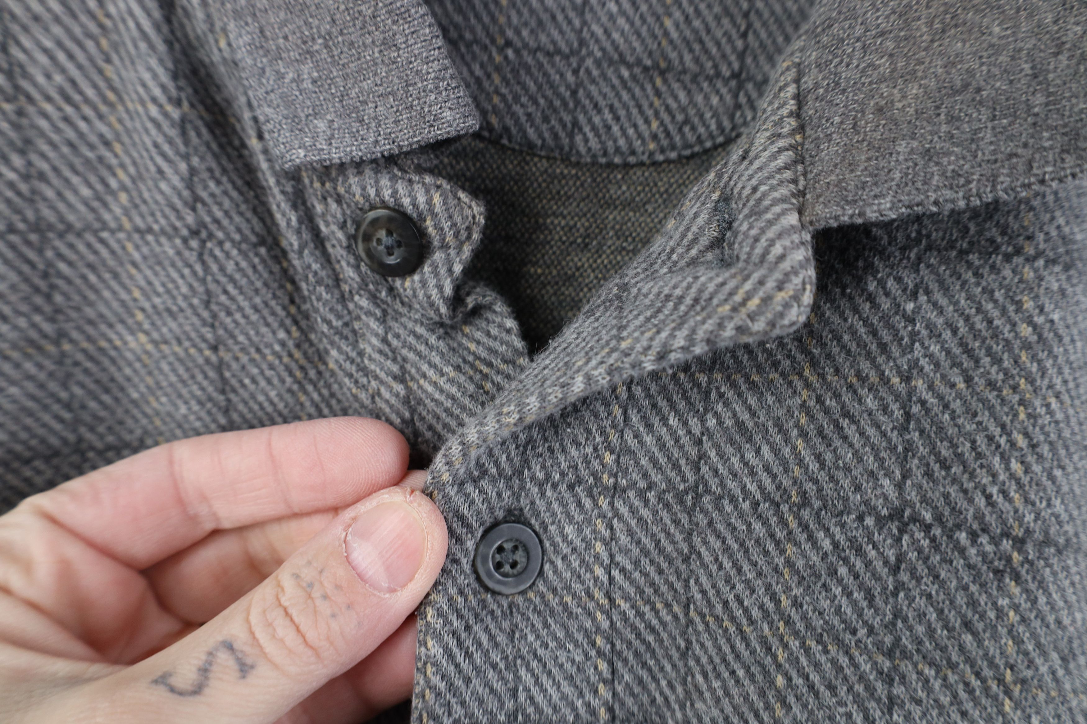 Vintage Vintage 90s Streetwear Heavy Long Sleeve Rugby Polo Plaid Size US M / EU 48-50 / 2 - 4 Thumbnail