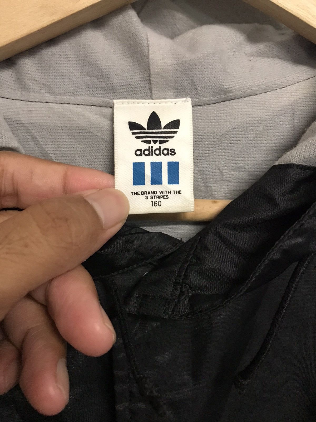 Adidas × Descente × Vintage Vintage 90s Adidas x Descente Big Logo Hooded Jacket Size US XL / EU 56 / 4 - 6 Thumbnail