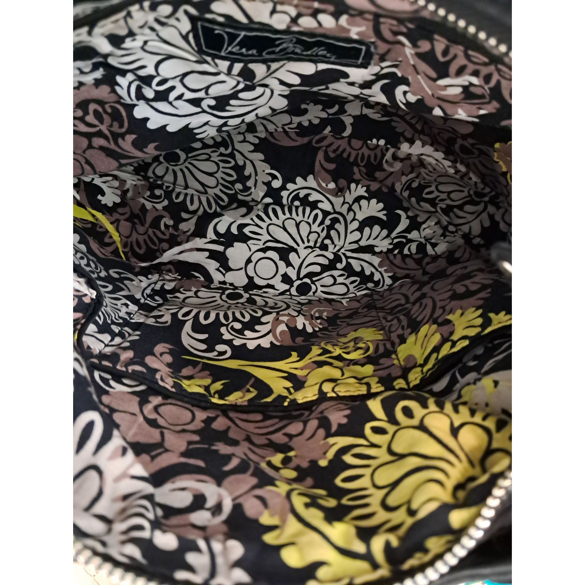 Vera Bradley Vera Bradley Black Quilted Shoulder Tote Bag Size ONE SIZE - 12 Thumbnail