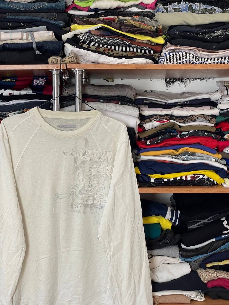 Quiksilver × Vintage 00s Quicksilver Affliction Style Y2K Grunge Size US M / EU 48-50 / 2 - 4 Thumbnail