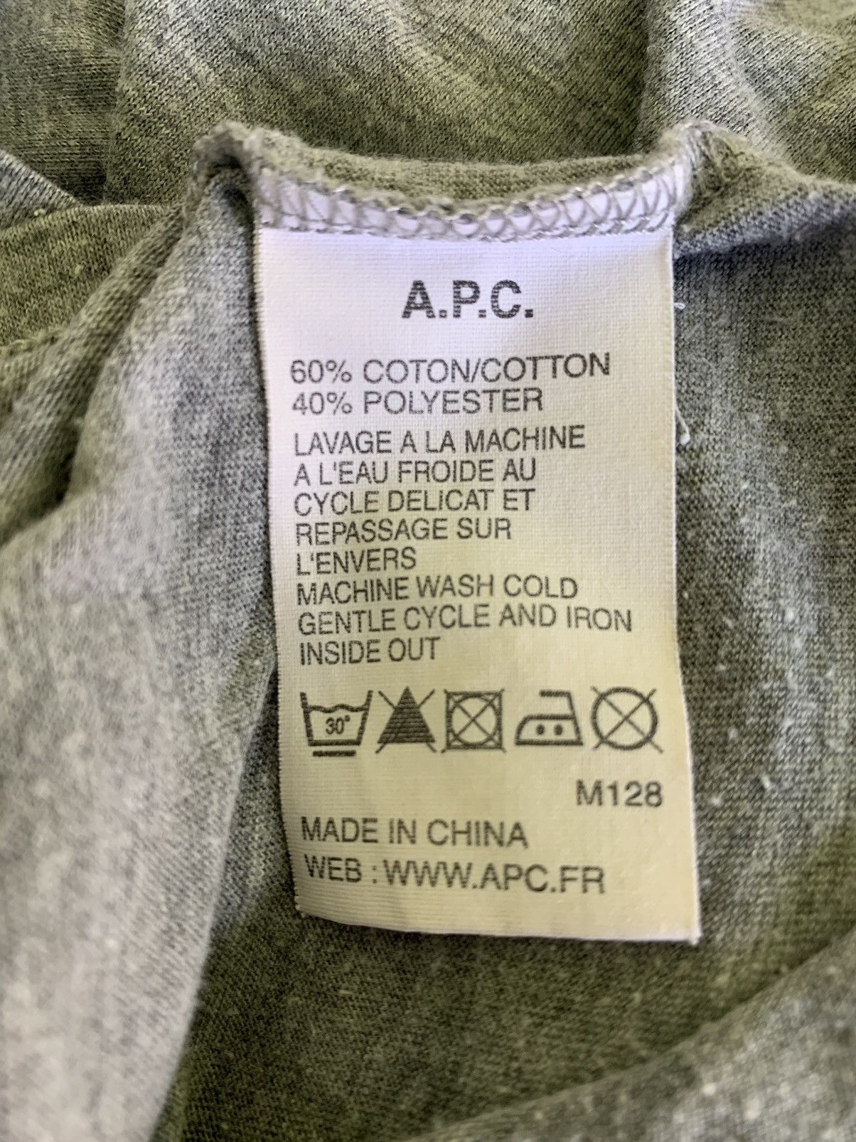 A.P.C. 💥A.P.C Rue Madame Paris Sustain Shirt Size L / US 10 / IT 46 - 5 Thumbnail