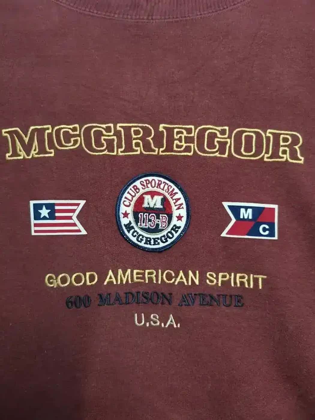 McGregor Vintage McGregor Good American Spirit Big Logo Sweatshirt Size US M / EU 48-50 / 2 - 5 Thumbnail
