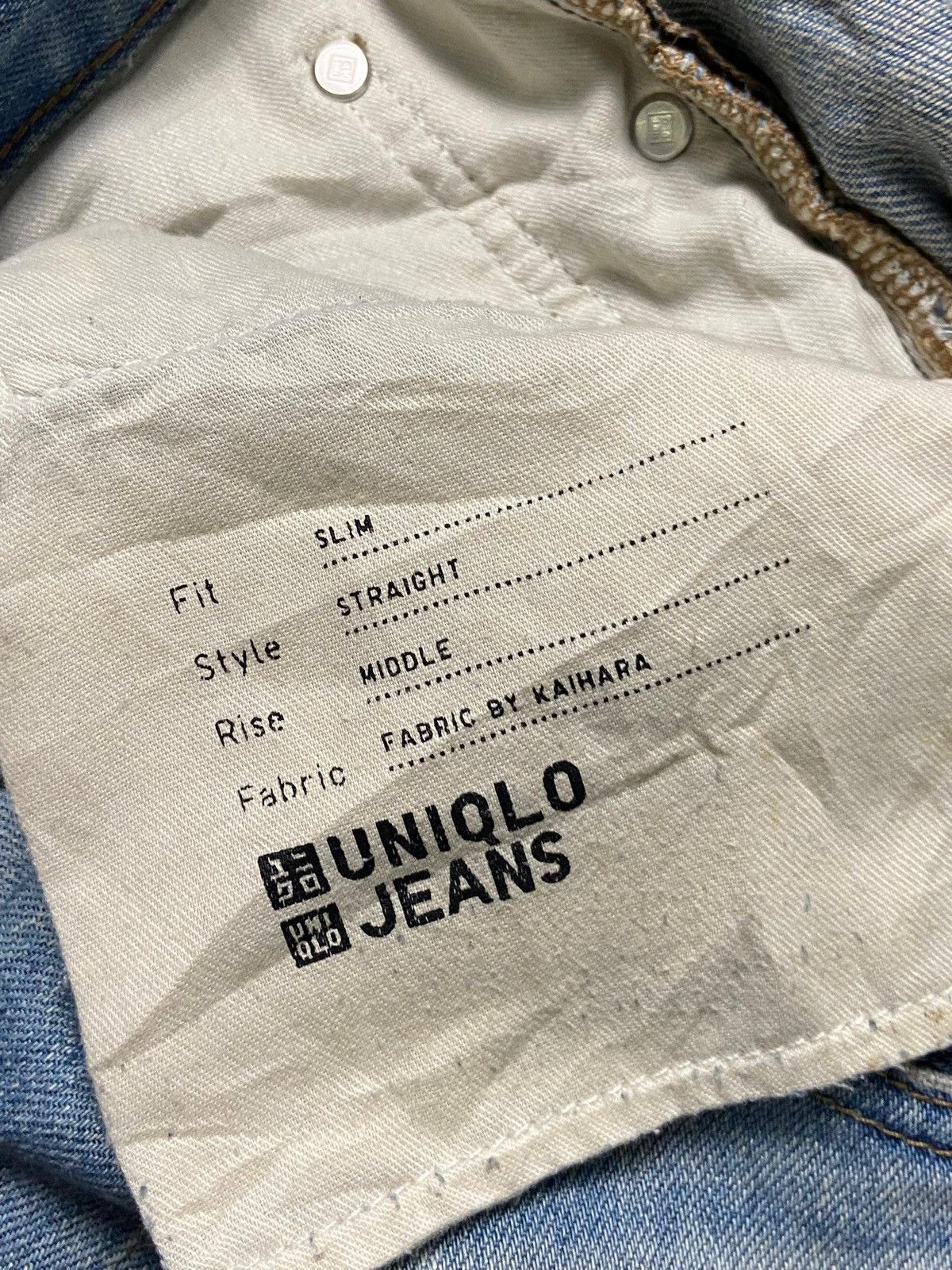 Uniqlo UNIQLO Slim Fit Ripped Jeans (143) Size US 33 - 4 Thumbnail