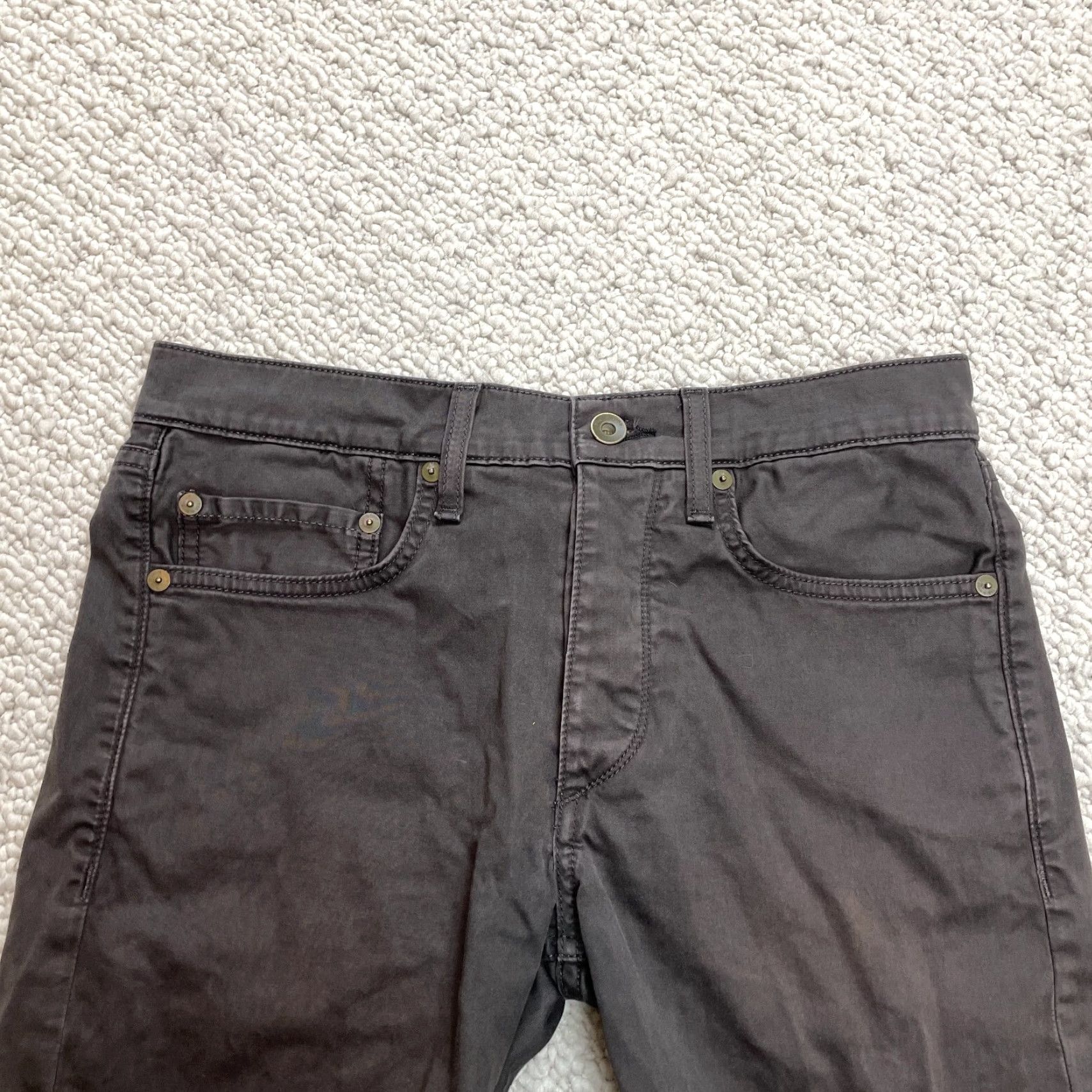 Rag & Bone Rag & Bone Jeans Mens 29 Dark Gray Extra Slim Fit 1 Skinny Pants Slacks 30x32 Size US 29 - 6 Thumbnail