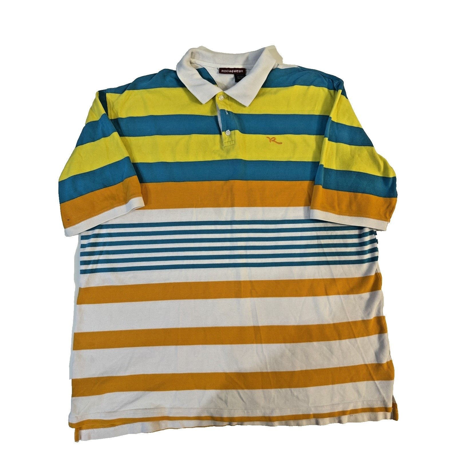 Rocawear Vintage Y2K Rocawear Polo Shirt Mens 2XL Hip Hop Streetwear Size US XXL / EU 58 / 5 - 1 Thumbnail