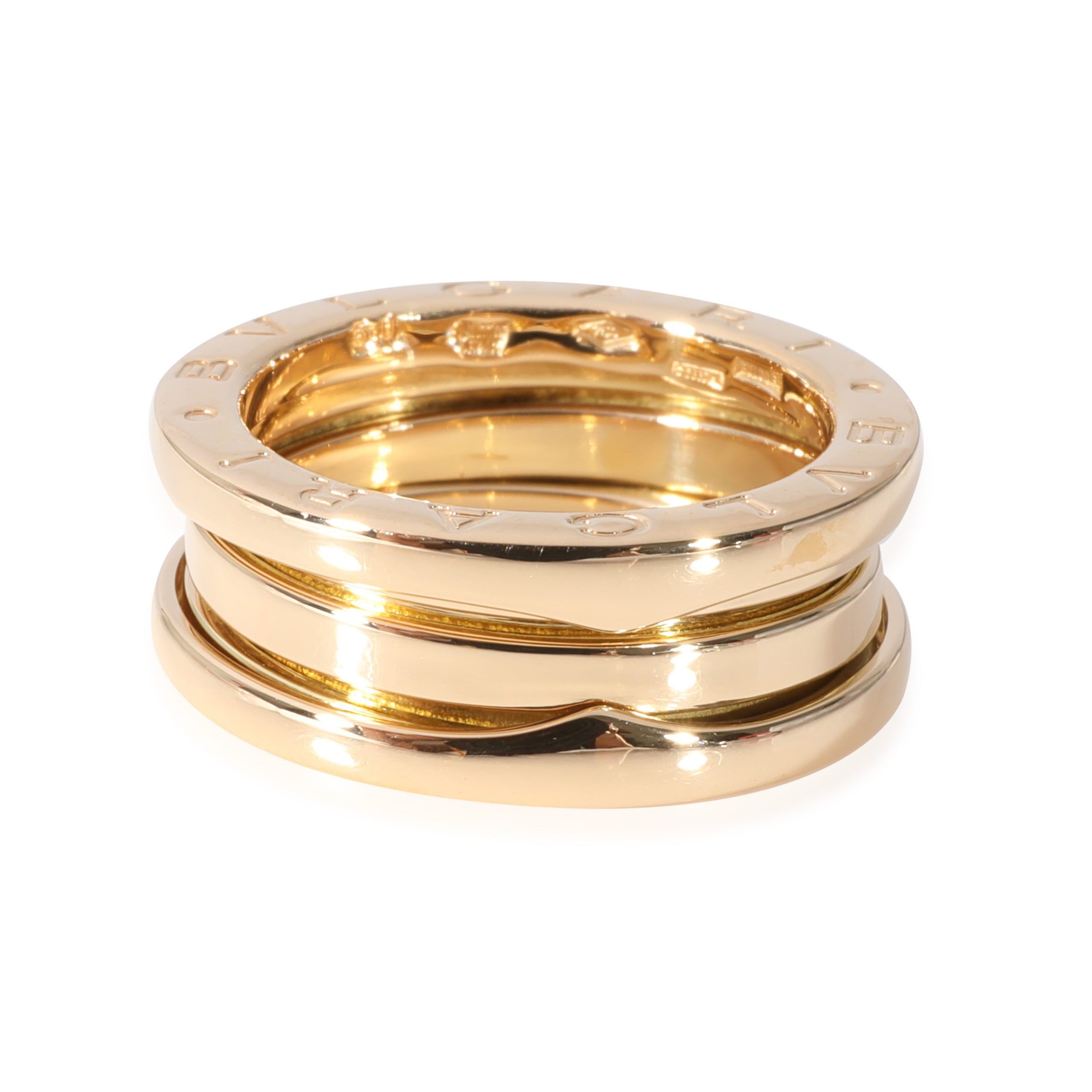 image of Bvlgari B.zero1 Ring In 18K Yellow Gold, Women's