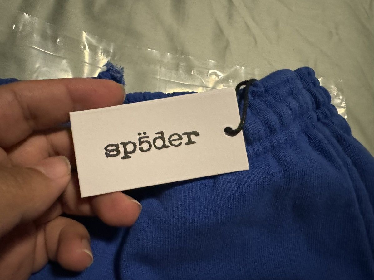 Sp5der Sp5der Angel Number Blue Sweatpants Size Medium Size US 32 / EU 48 - 11 Thumbnail
