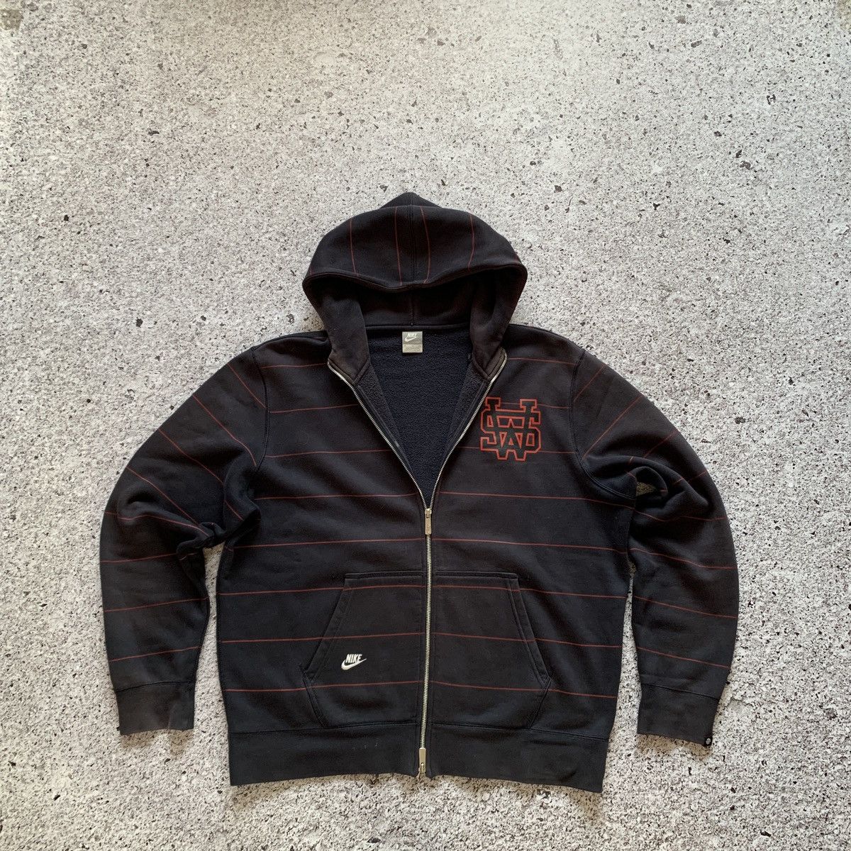Nike Nike Zip Hoodie NSW West Vintage Y2K Size US XL / EU 56 / 4 - 1 Thumbnail