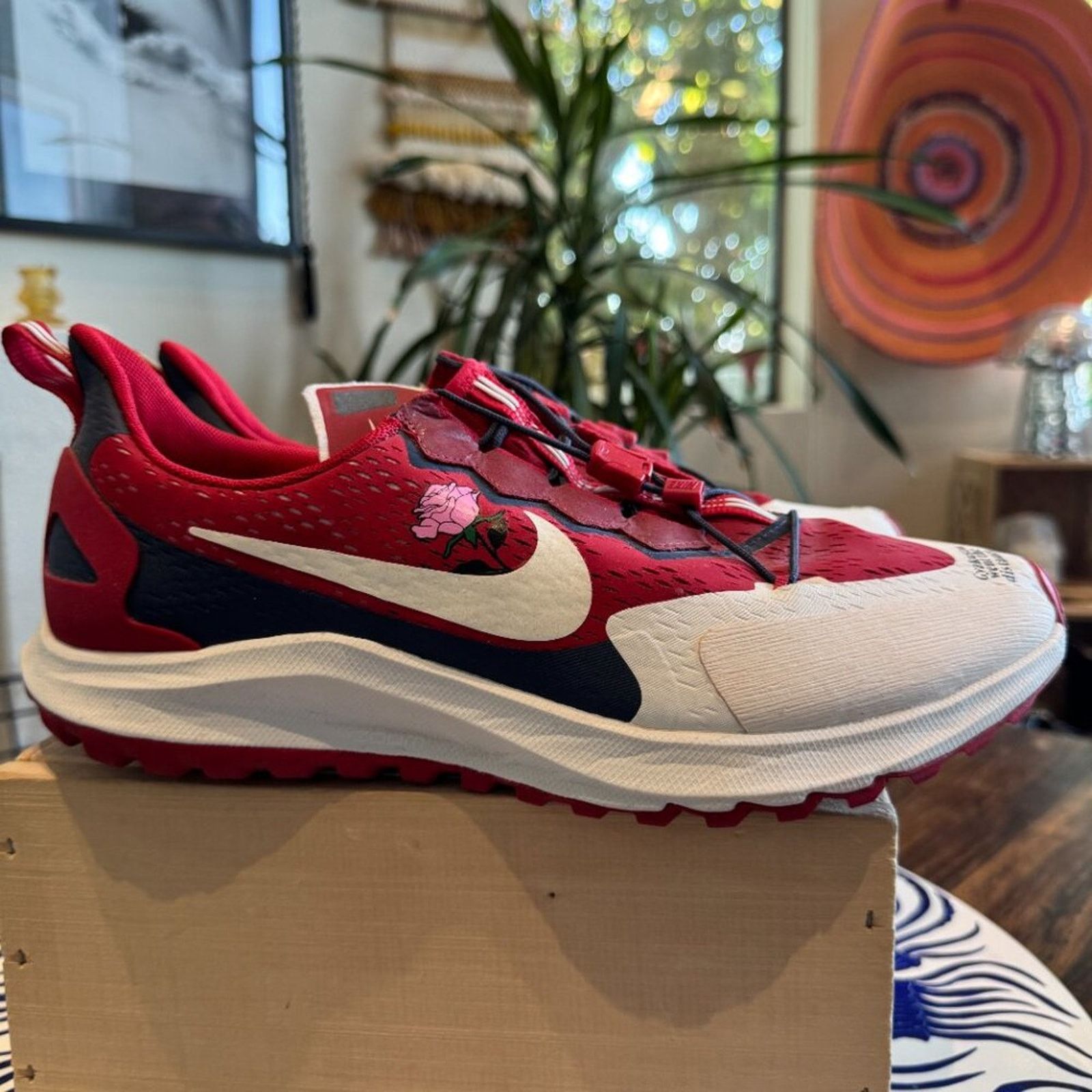 Nike Nike Gyakusou Zoom Pegasus Trail 2 Red Floral, Men’s 10.5 Size US 10.5 / EU 43-44 - 3 Thumbnail