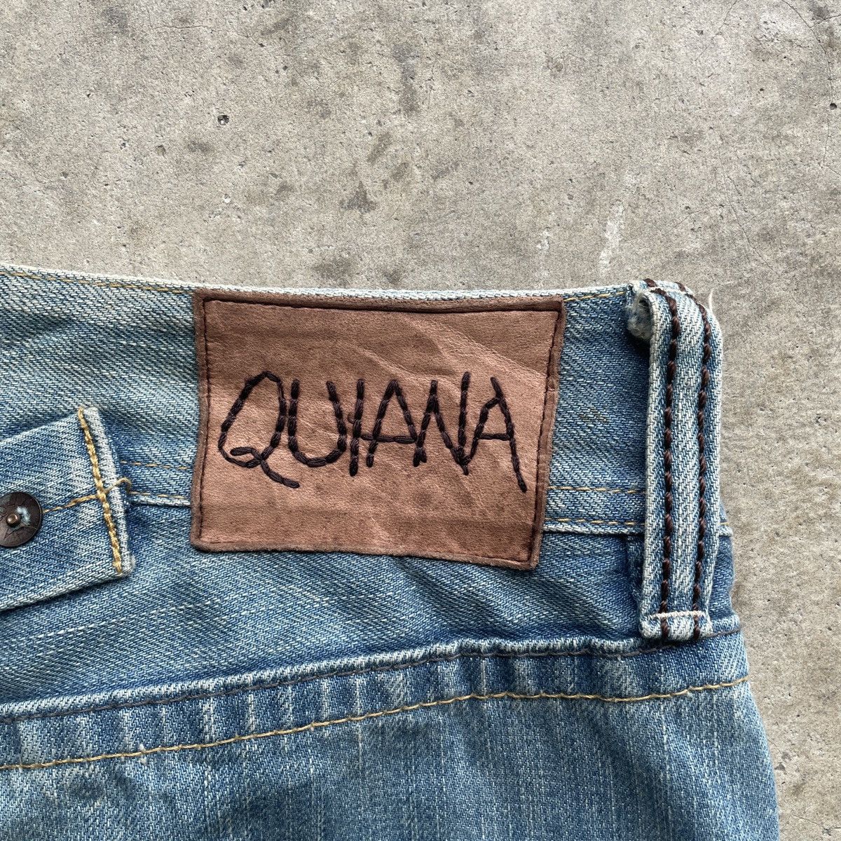Japanese Brand Vintage Japan Rusty BAGGY Jeans Distressed Faded Denim Pants Size US 34 / EU 50 - 10 Thumbnail