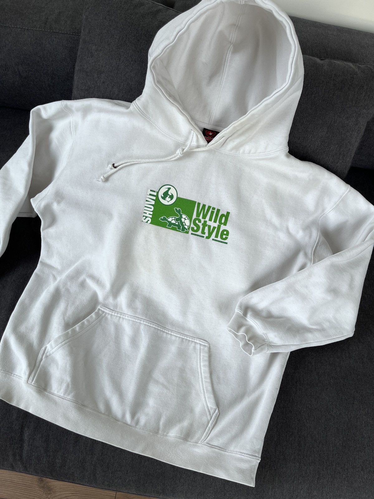 Alien Workshop × Hook-Ups × Shorty's Skateboards Vintage SHUVIT Skateboards Wild Style Sex Skate Hoodie Size US XL / EU 56 / 4 - 7 Thumbnail