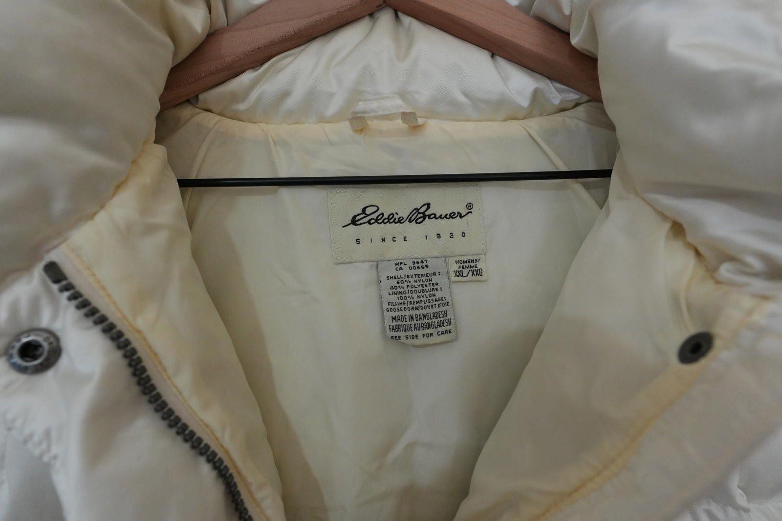 Eddie Bauer Eddie Bauer Jacket Women's XXL White Goose Down Puffer Size US XXL / EU 58 / 5 - 3 Thumbnail
