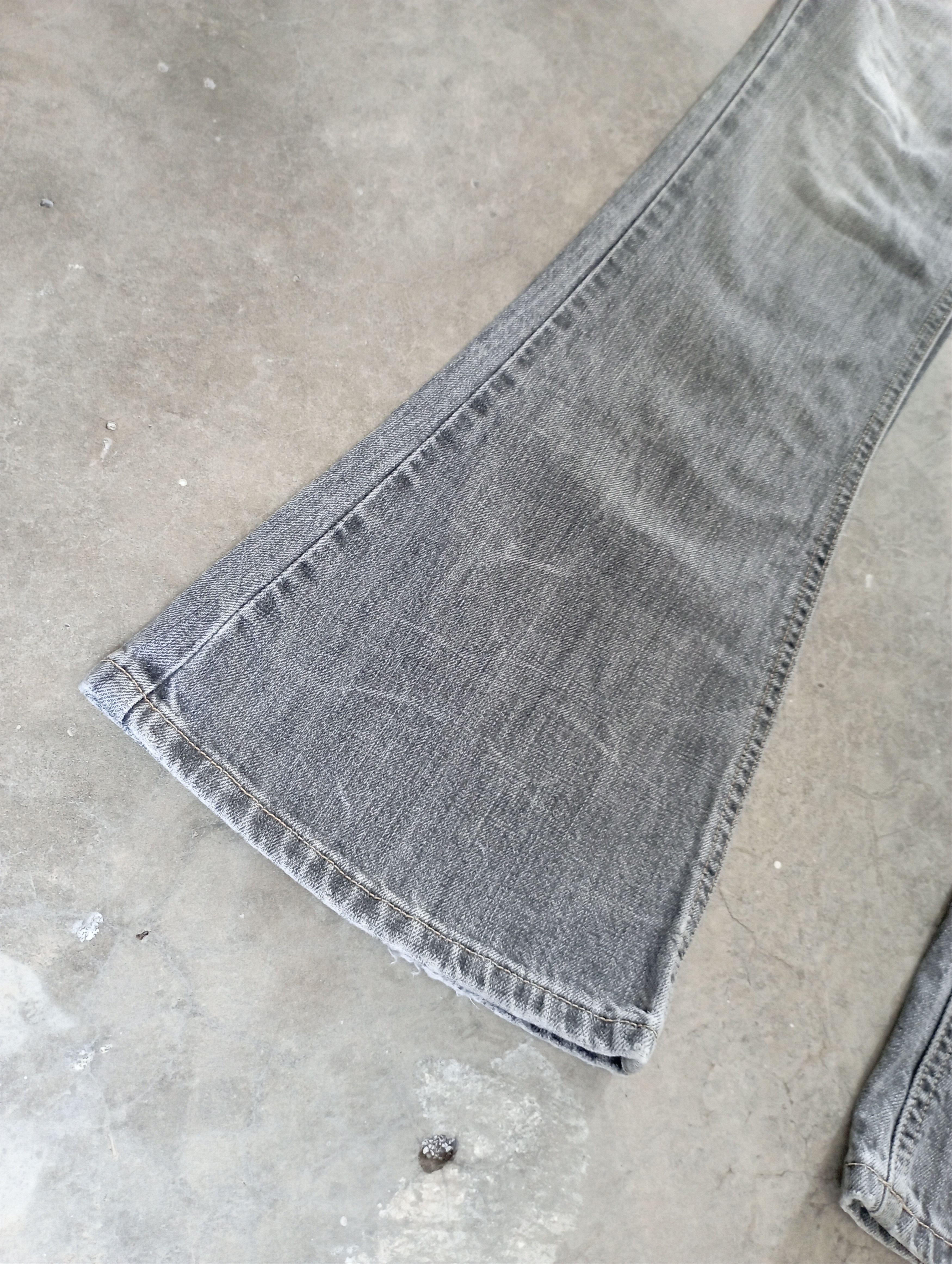 Japanese Brand Flare Jeans Japan Faded Distressed ET BOiTE Low Rise Jeans Size US 30 / EU 46 - 6 Thumbnail