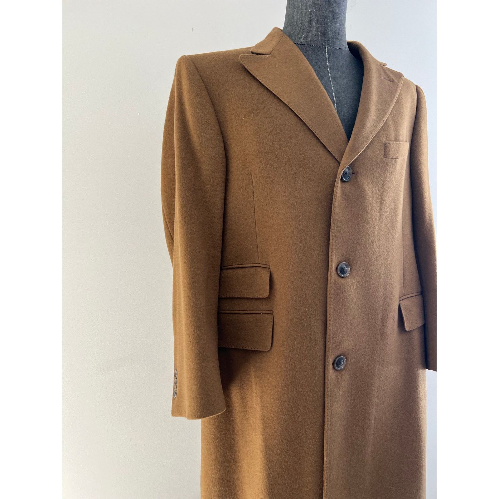 Hickey Freeman Hickey Freeman 3 Button Long Overcoat Vicuña Color Size 40 Size US S / EU 44-46 / 1 - 3 Thumbnail