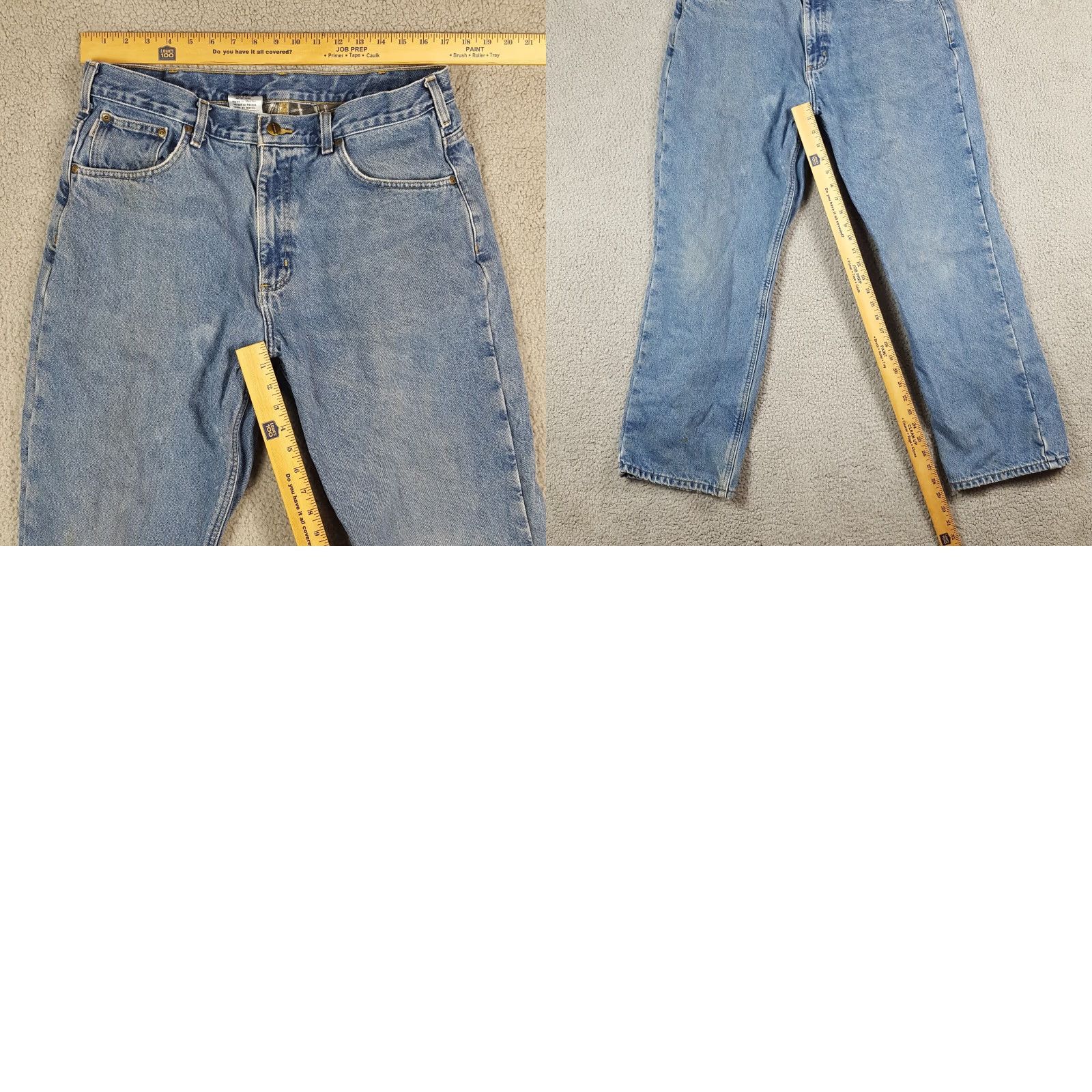 Carhartt VINTAGE Carhartt Men's Denim Work Jeans 36x30 Medium Wash Blue 90s 00s Retro Western Casual Size US 36 / EU 52 - 8 Thumbnail