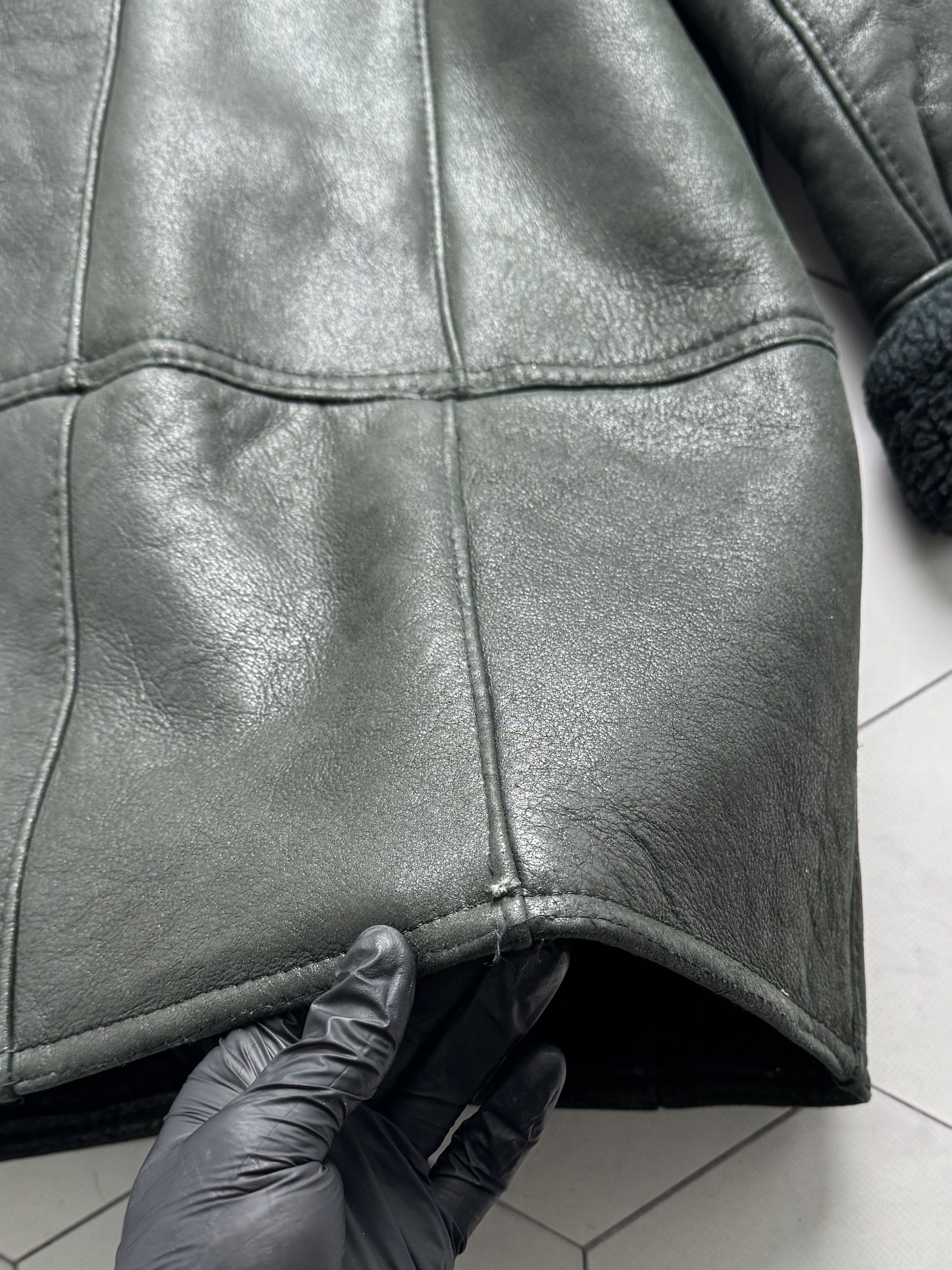 Vintage Vintage Real Sheepskin Coat (B250)D15E2 Size XL / US 12-14 / IT 48-50 - 19 Thumbnail