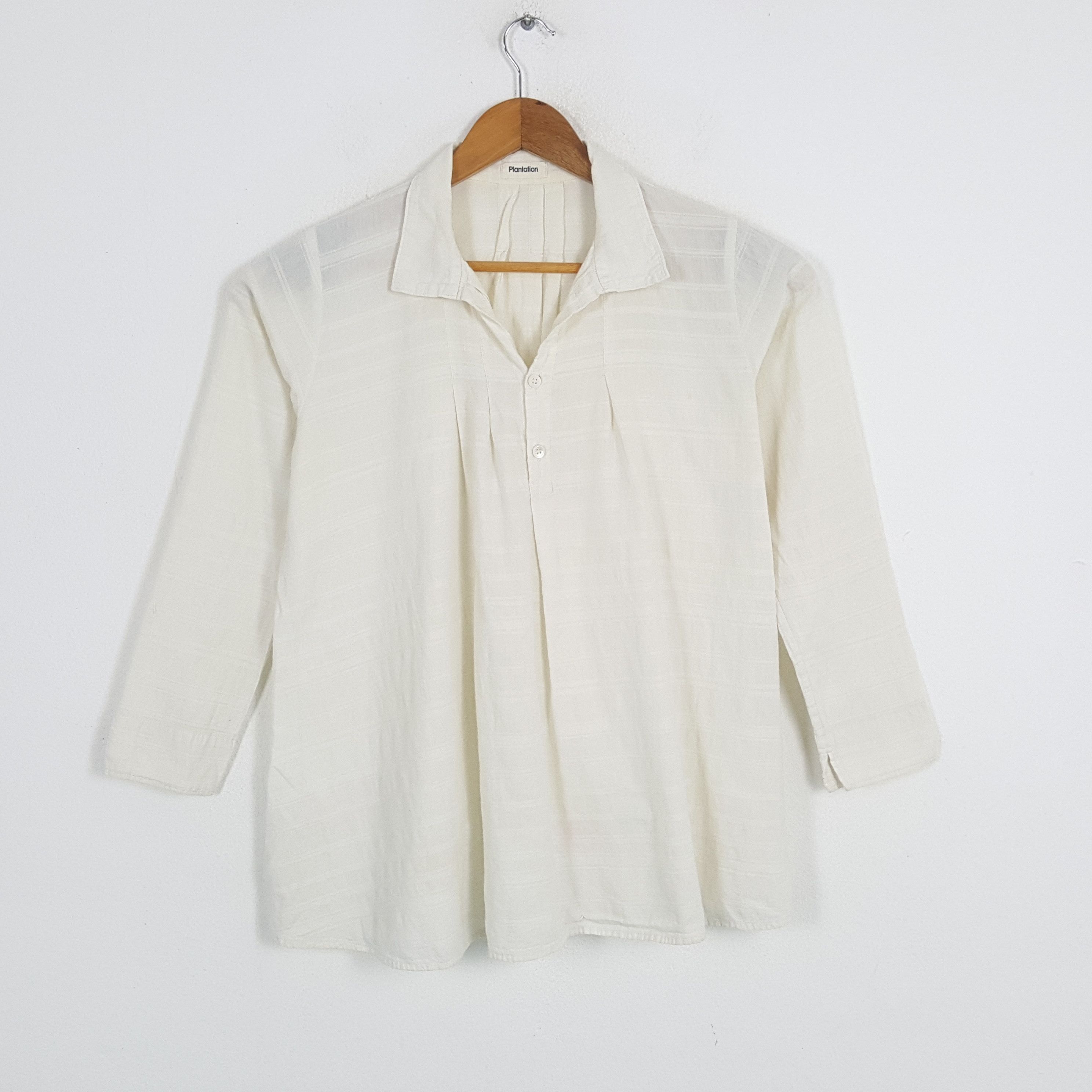 Issey Miyake × Japanese Brand × Vintage Vintage PLANTATION by ISSEY MIYAKE Japanese Brand Shirts Size M / US 6-8 / IT 42-44 - 1 Thumbnail