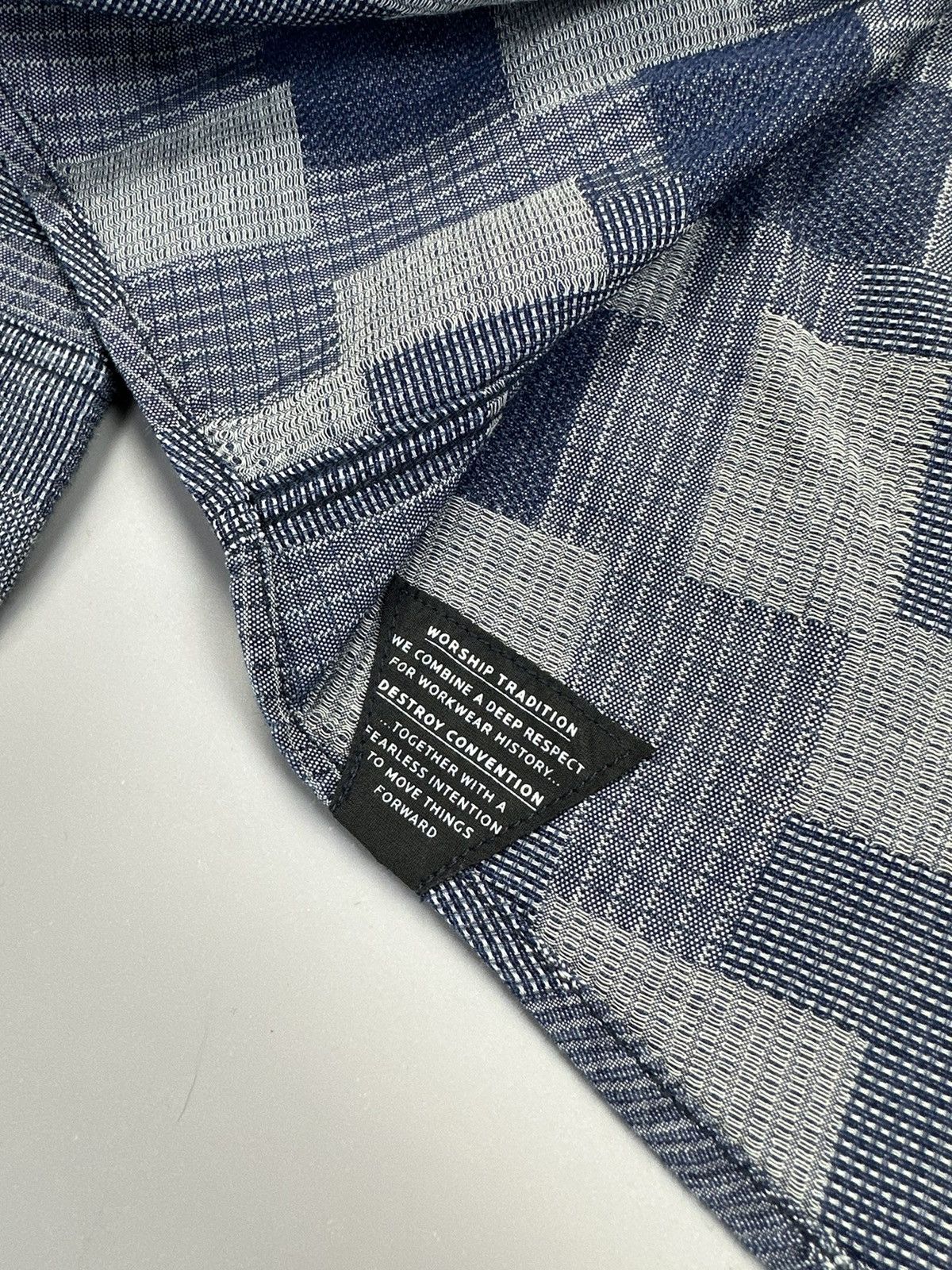 DENHAM Check Blue Denham Button up shirt Plaid Size US M / EU 48-50 / 2 - 4 Thumbnail