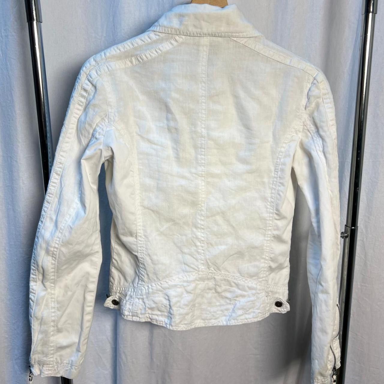 Diesel Diesel Women's asymmetric White Jacket Size S / US 4 / IT 40 - 6 Thumbnail