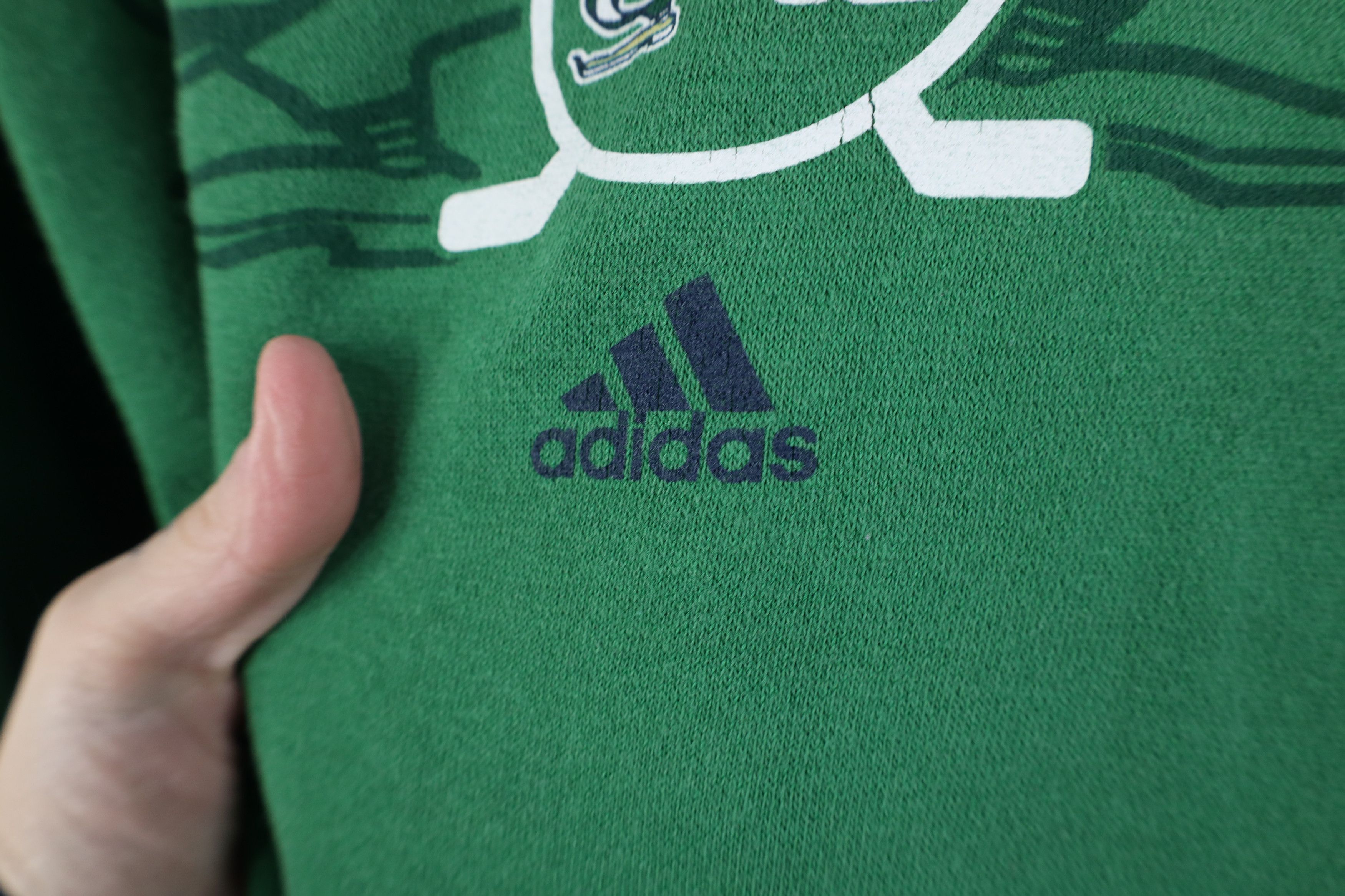 Adidas Vintage Adidas Dame University Hockey Hoodie Sweatshirt Size US S / EU 44-46 / 1 - 5 Thumbnail