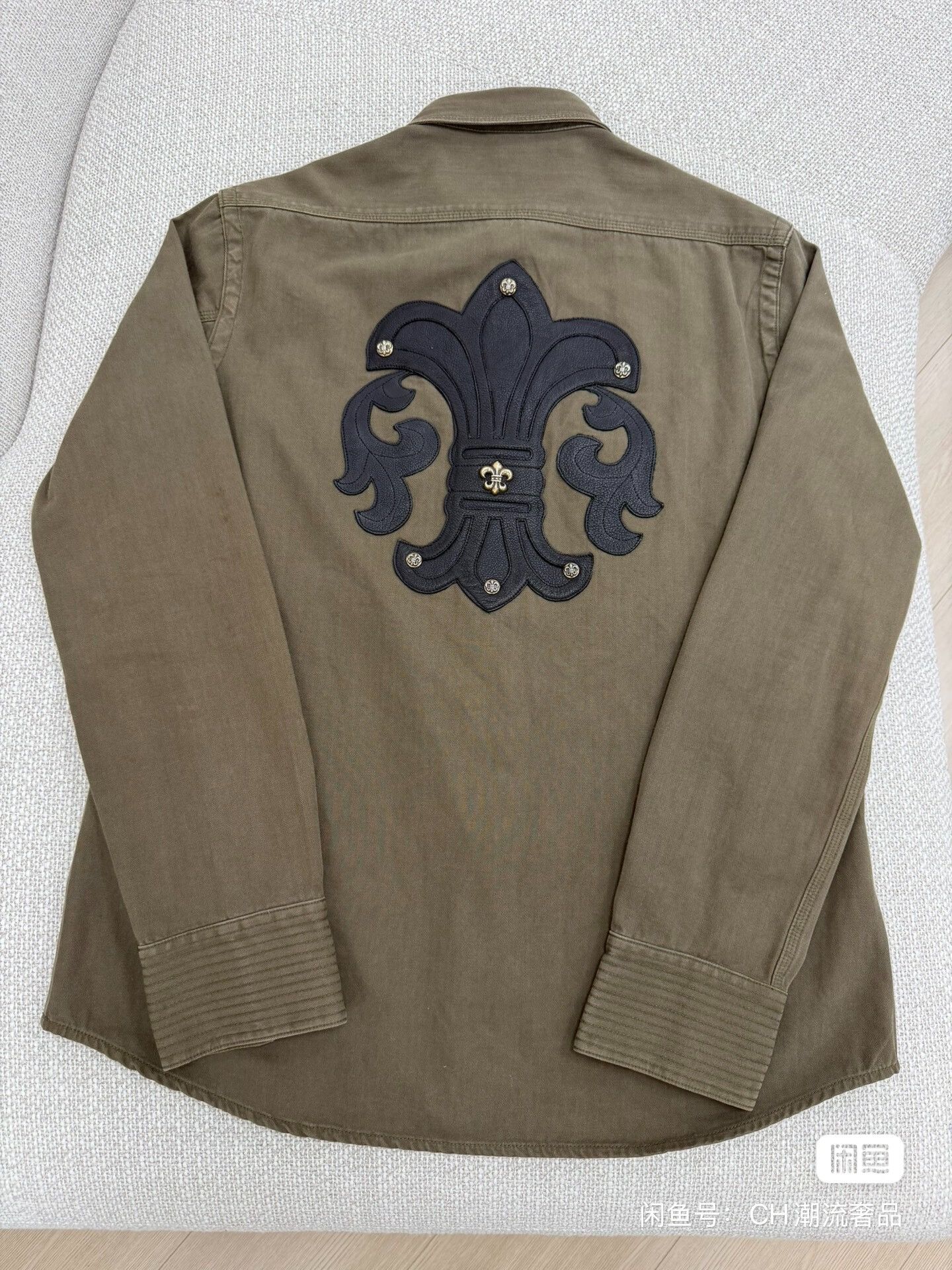 Chrome Hearts CHROME HEARTS Size XL Army Green Scout Flower Patch Silver Size US XL / EU 56 / 4 - 2 Thumbnail