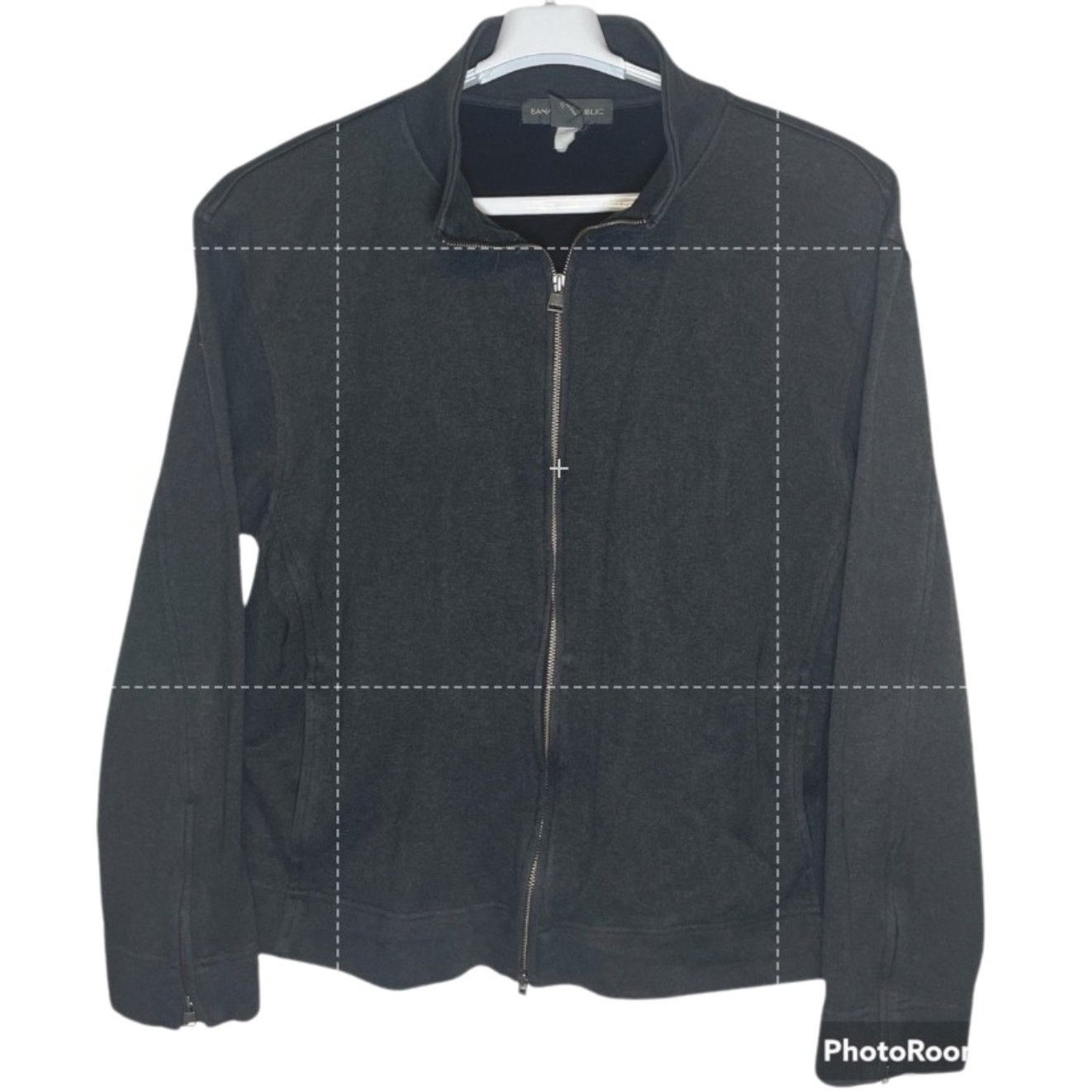 Banana Republic Banana Republic Black Zip Jacket Lightweight Women’s XL USED Size XL / US 12-14 / IT 48-50 - 1 Thumbnail