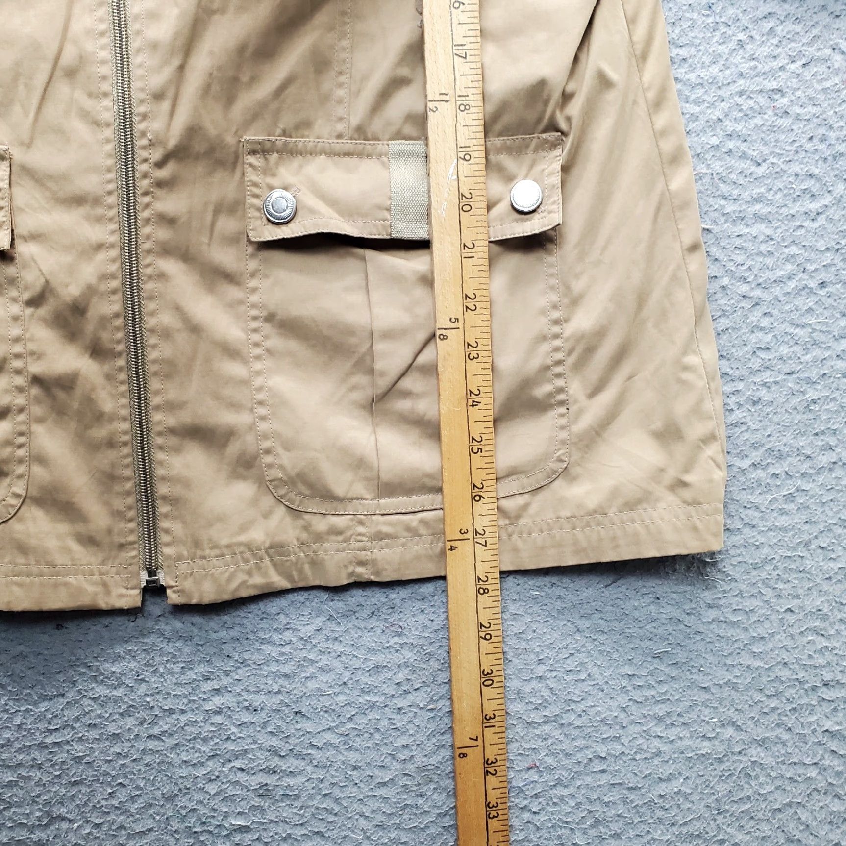 Vintage Sulex Parka Jacket Womens XL Brown Lined Waterproof Full Zip Pockets Long Sleeve Size XL / US 12-14 / IT 48-50 - 7 Thumbnail