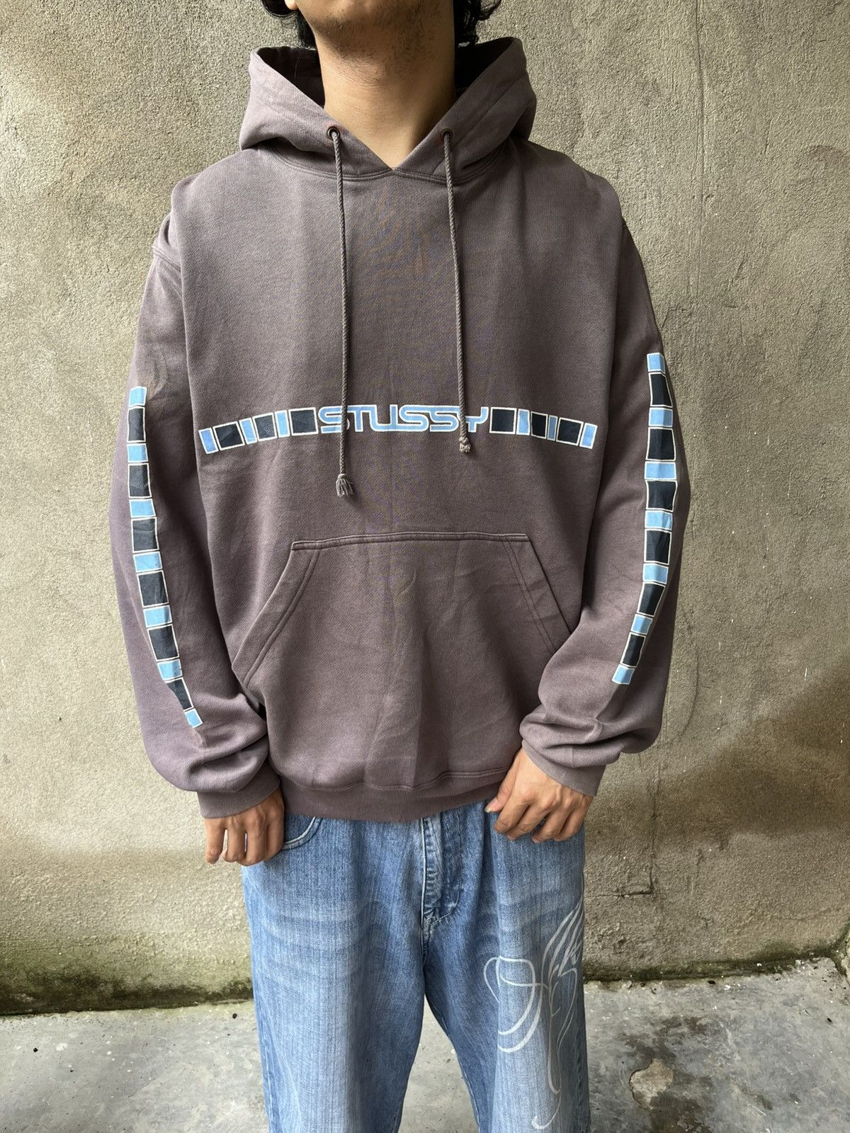 Stussy Vintage 1990s stussy chekeboard grapic Size US M / EU 48-50 / 2 - 2 Thumbnail