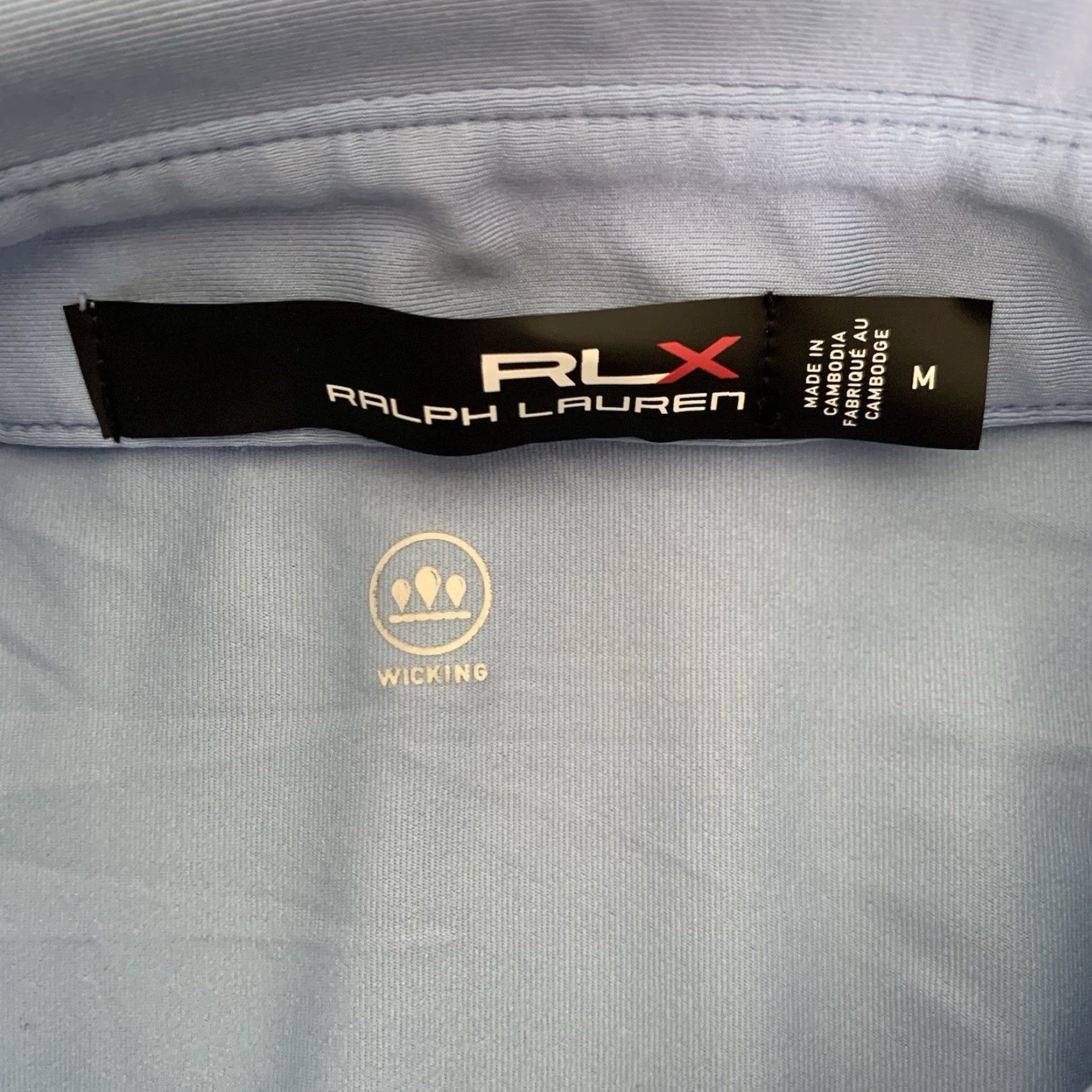 RLX Ralph Lauren RLX Ralph Lauren Golf Shirt Mens M Short Sleeve Polo Blue Size US M / EU 48-50 / 2 - 2 Thumbnail