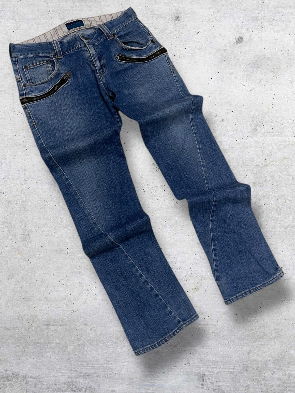 Japanese Brand VINTAGE RAGEBLUE CRAFTED JAPAN DESIGNER BLUEWASHED DENIM Size US 30 / EU 46 - 2 Thumbnail